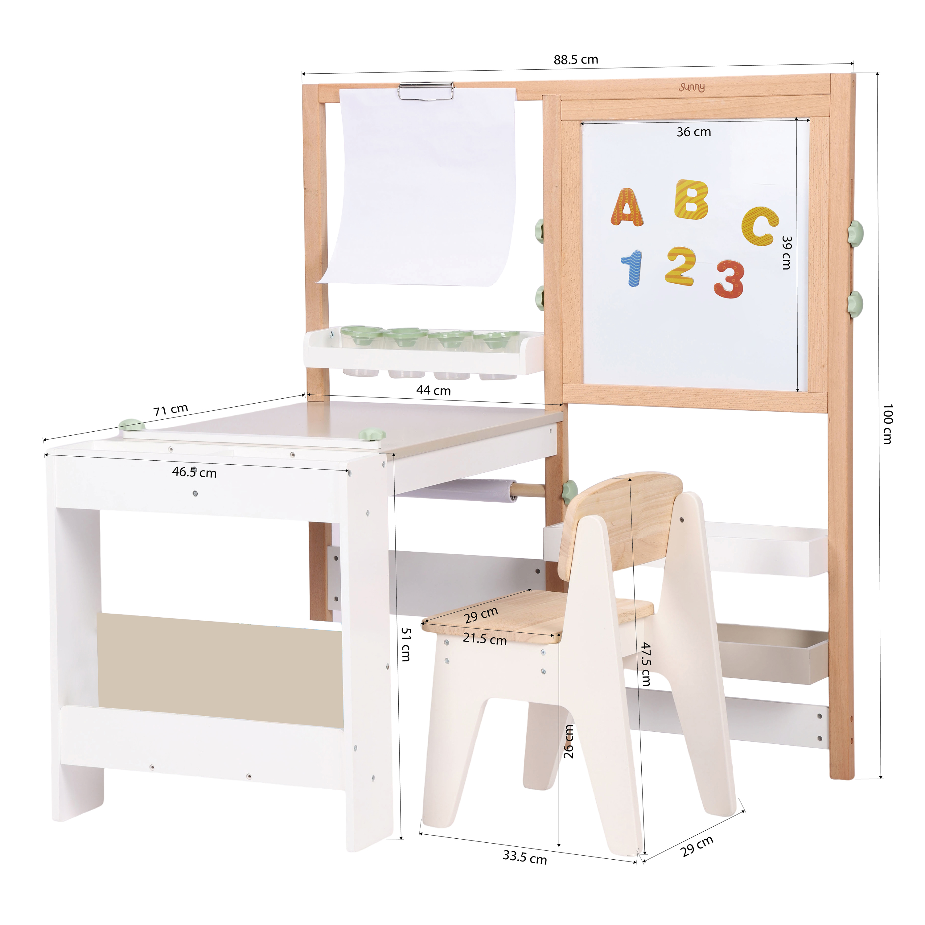 Sunny Olivia Drawing and Craft Table