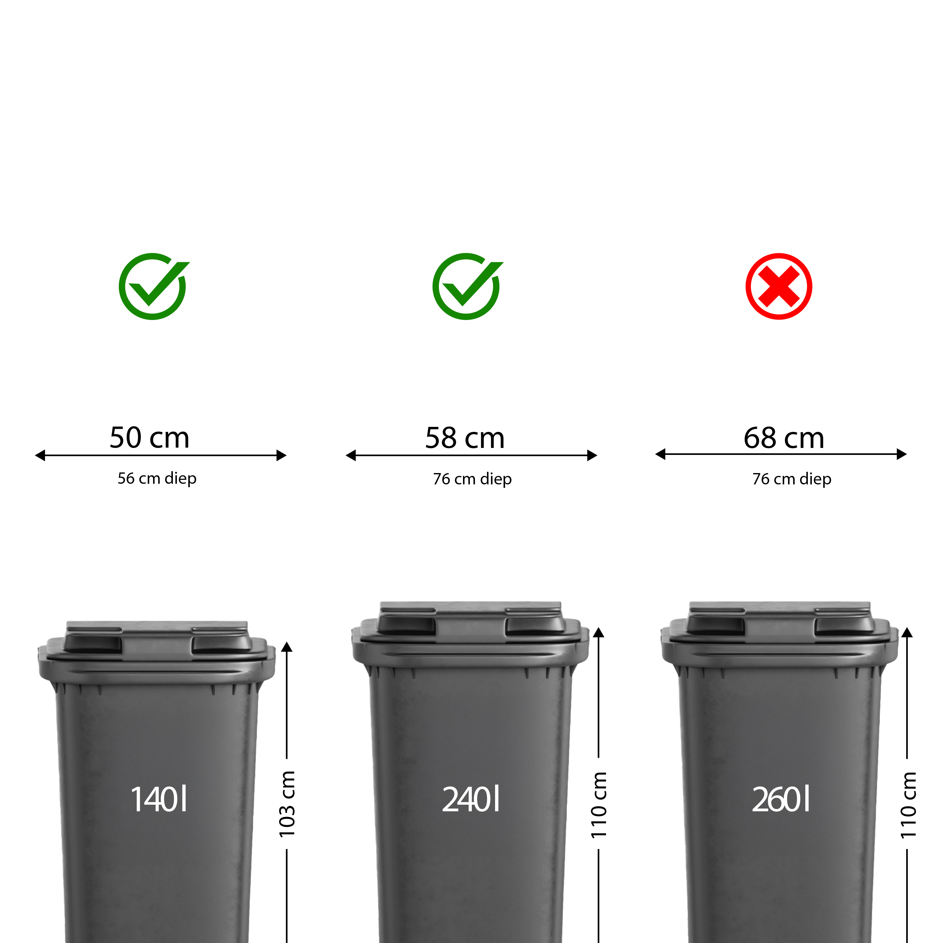 AXI Lex Wooden Bin Storage Brown/Black - 2 bins