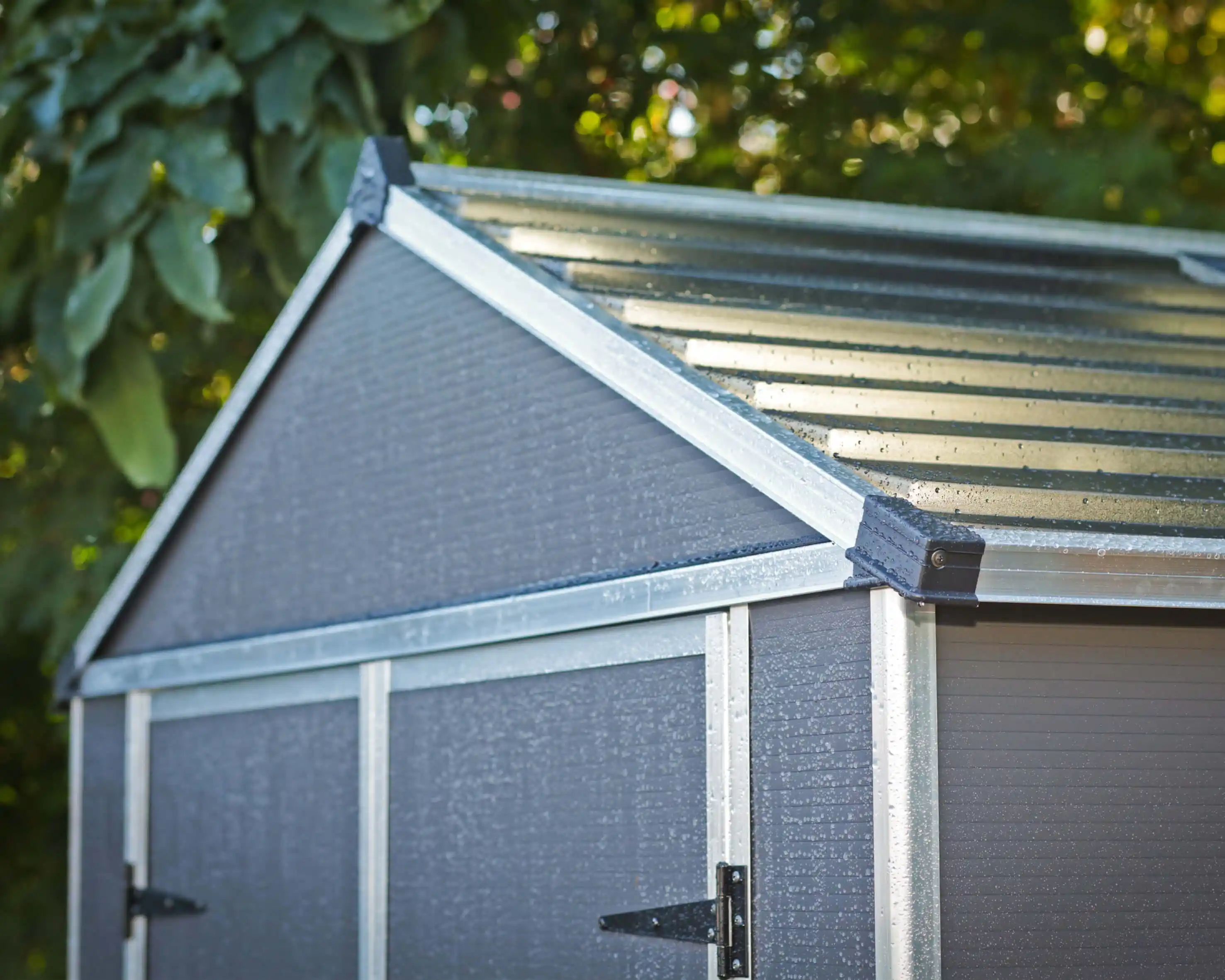 Canopia Rubicon 303X185X217 cm Ultra Duurzame openlucht Opslag Schuur voor tuin Donkergrijs-7290108603415 Canopia Rubicon 303X185X217 cm Ultra Duurzame openlucht Opslag Schuur voor tuin Donkergrijs