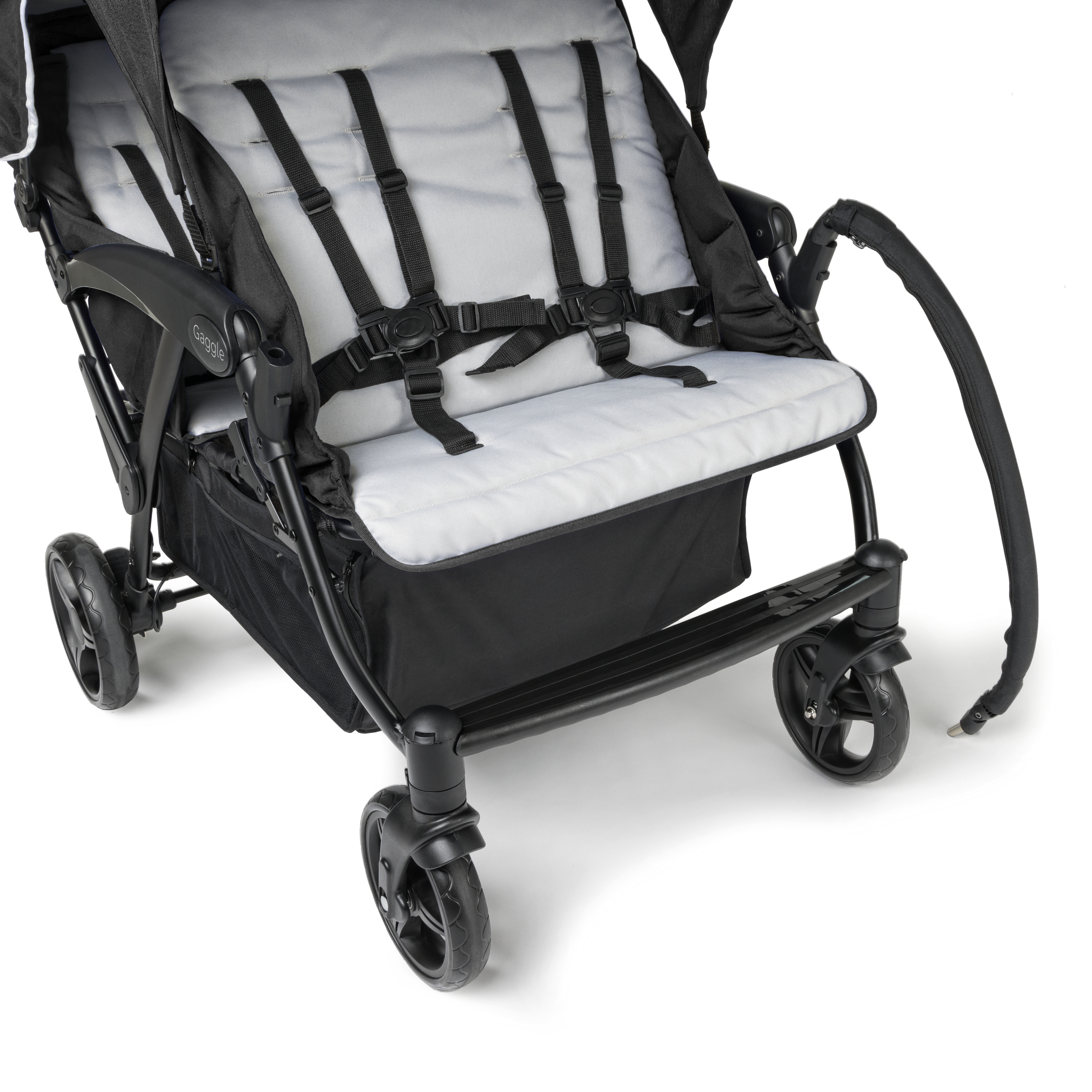 Gaggle Odyssey 4x4 quad kinderwagen / buggy voor 4 kinderen in grijs/zwart
