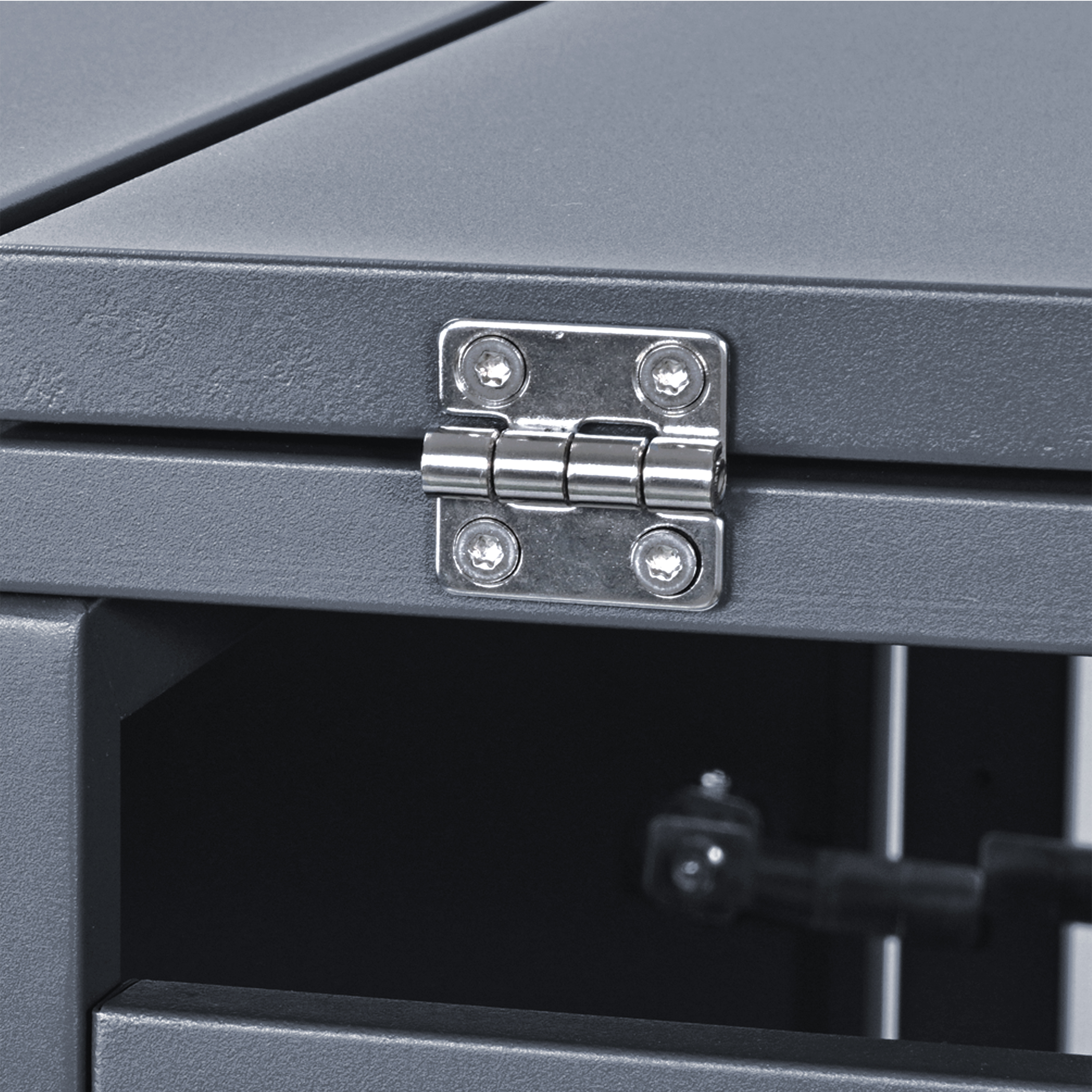 AXI Luke Metal Garbage Bin Shed - 2 Garbage Bins