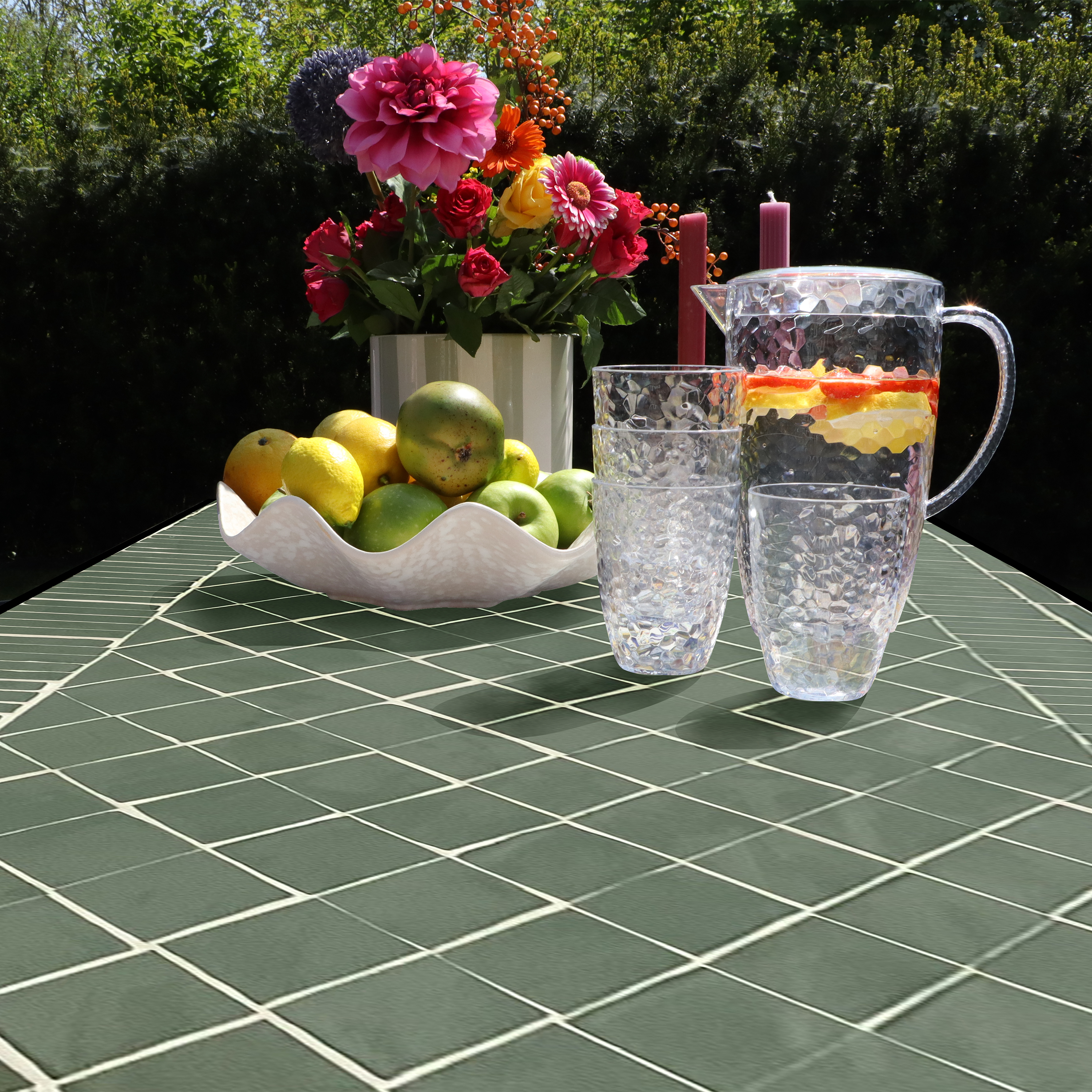 AXI Leonie 5-piece Bistro Set Mosaic - Dark green