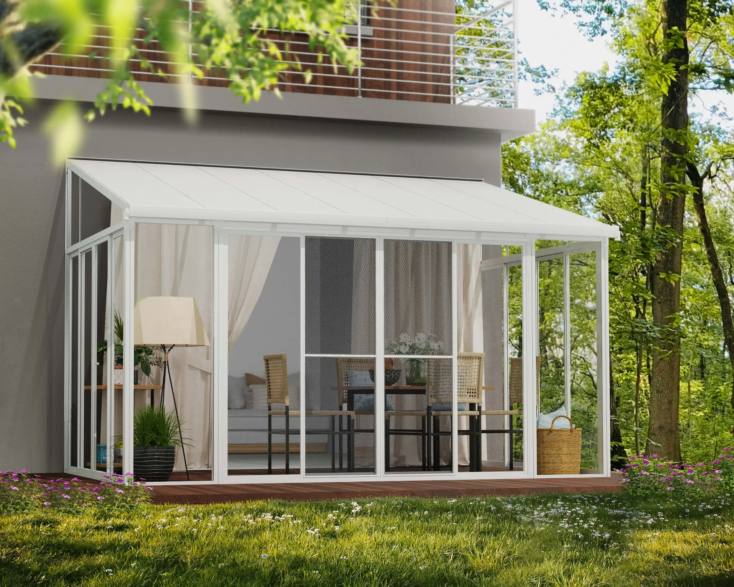 Canopia SanRemo Serre 425X294 cm veranda. en Solarium Wit Helder