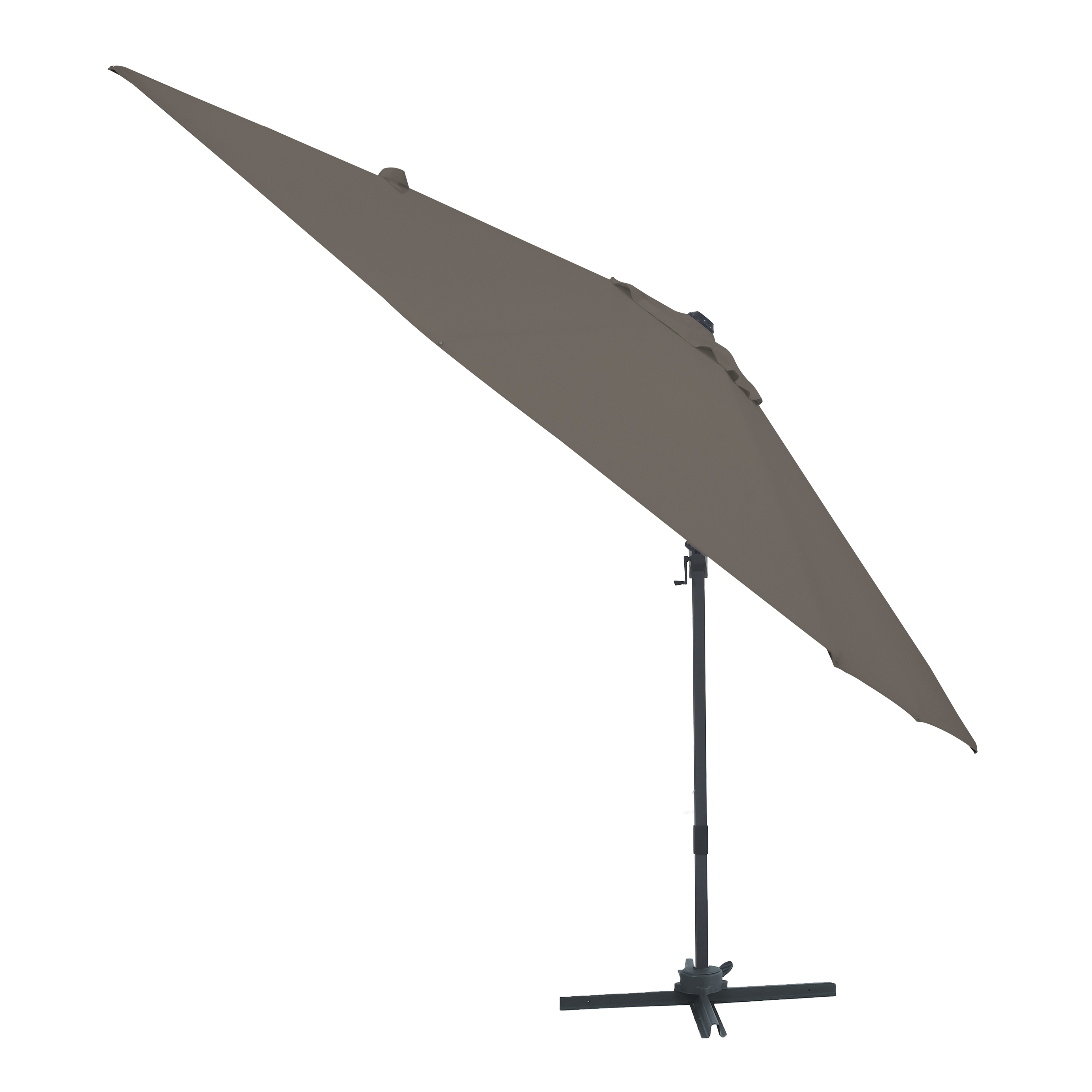 AXI Alina Cantilever Parasol 300x300cm Anthracite/Taupe