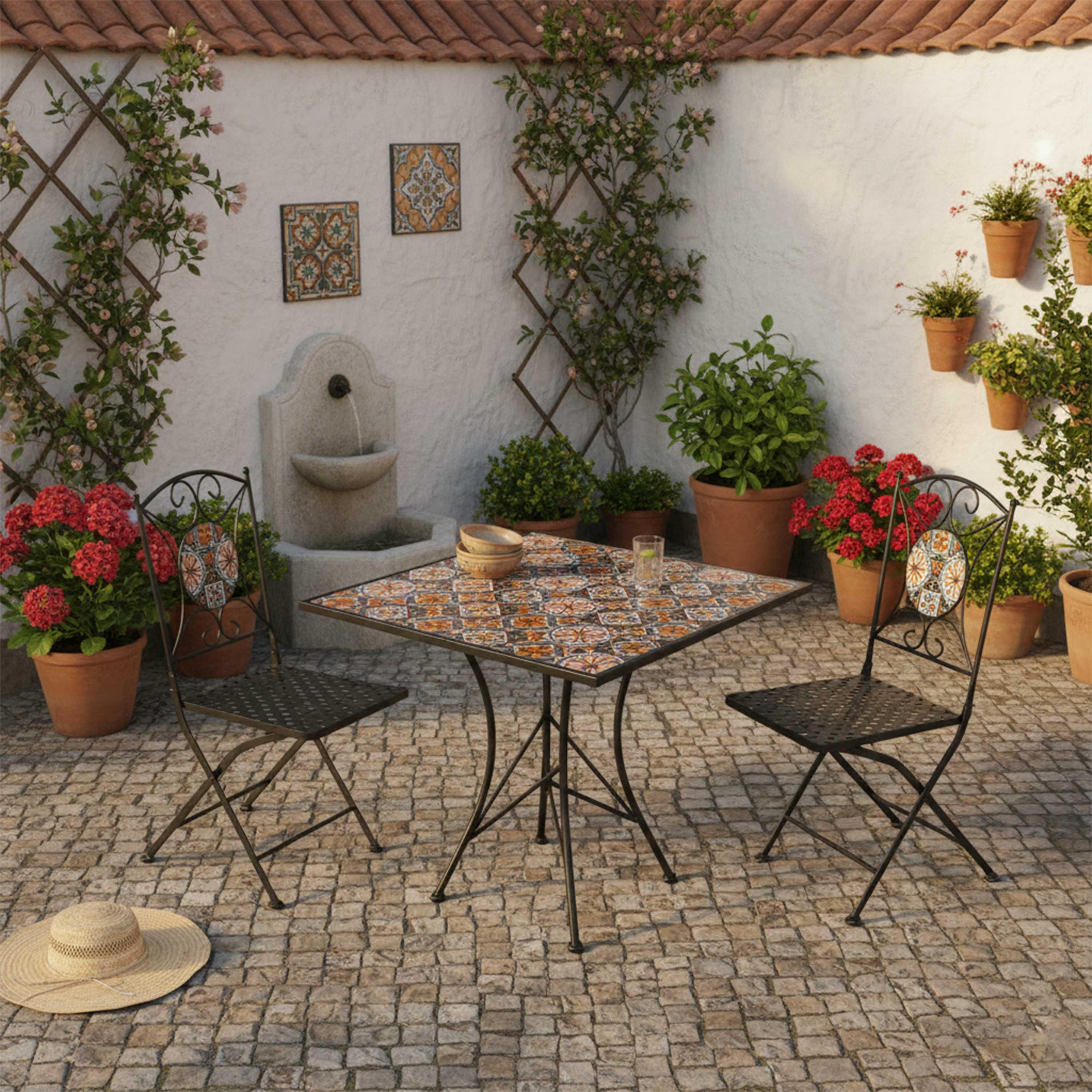 AXI Camilla Bistro Chairs Foldable Casa del Sol – Set 2 pieces