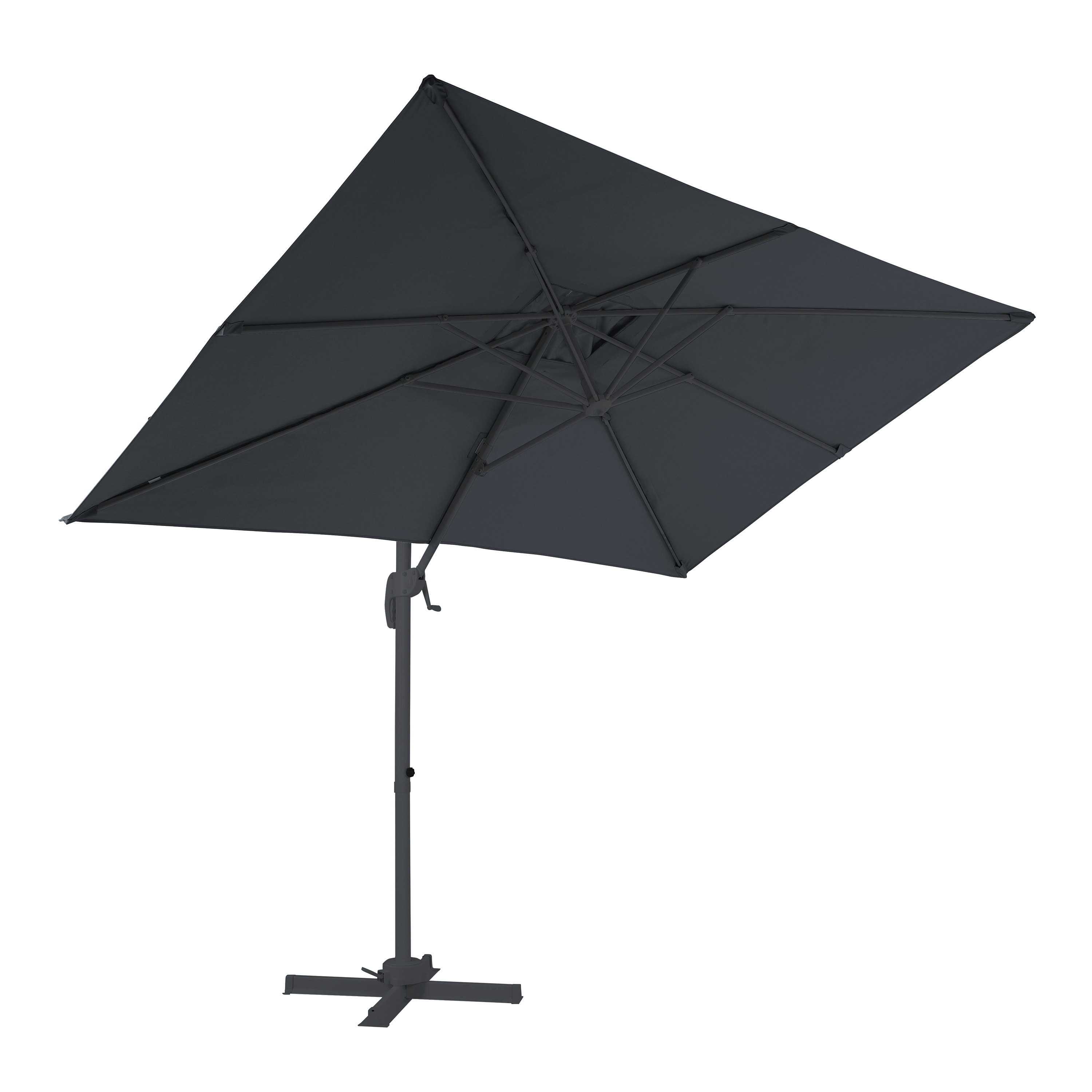 AXI Coco Cantilever Parasol 200x300cm - Grey/Grey-8720365063312 AXI Coco Cantilever Parasol 200x300cm - Grey/Grey
