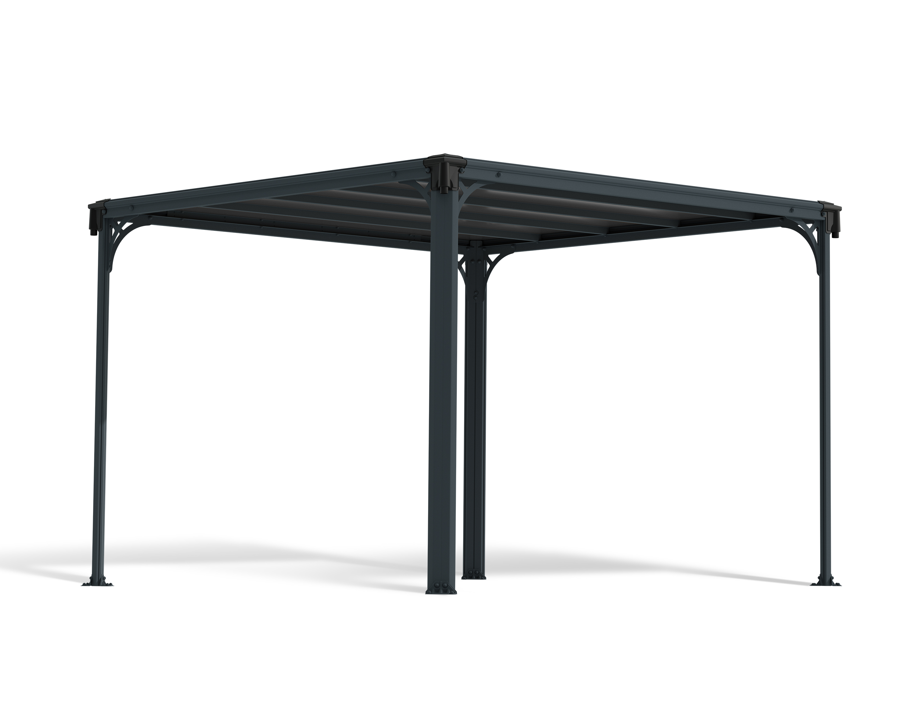 Canopia Milano 309X309 cm tuinpaviljoen Donkergrijs Brons