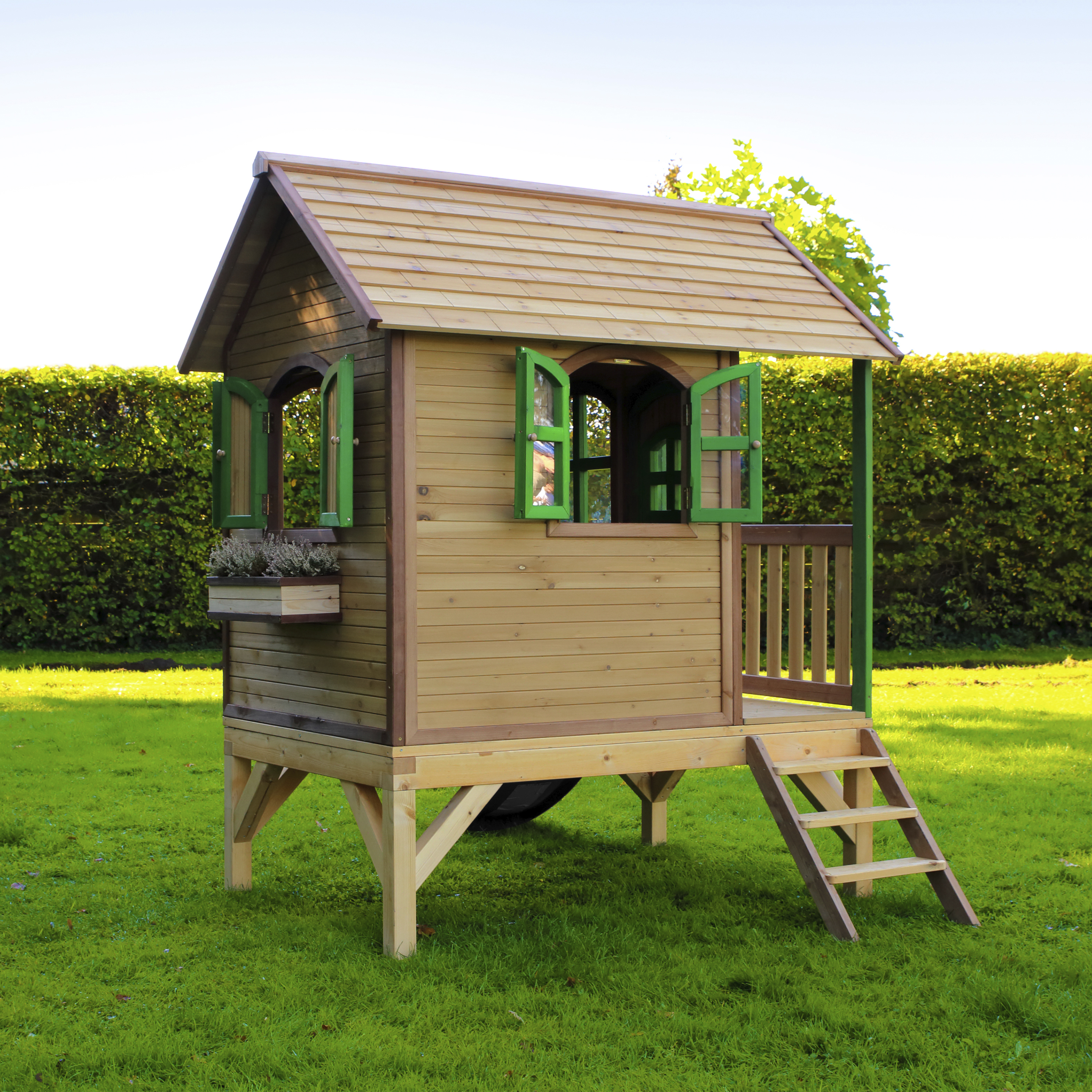 AXI Tom Playhouse Brown/Green - Grey Slide