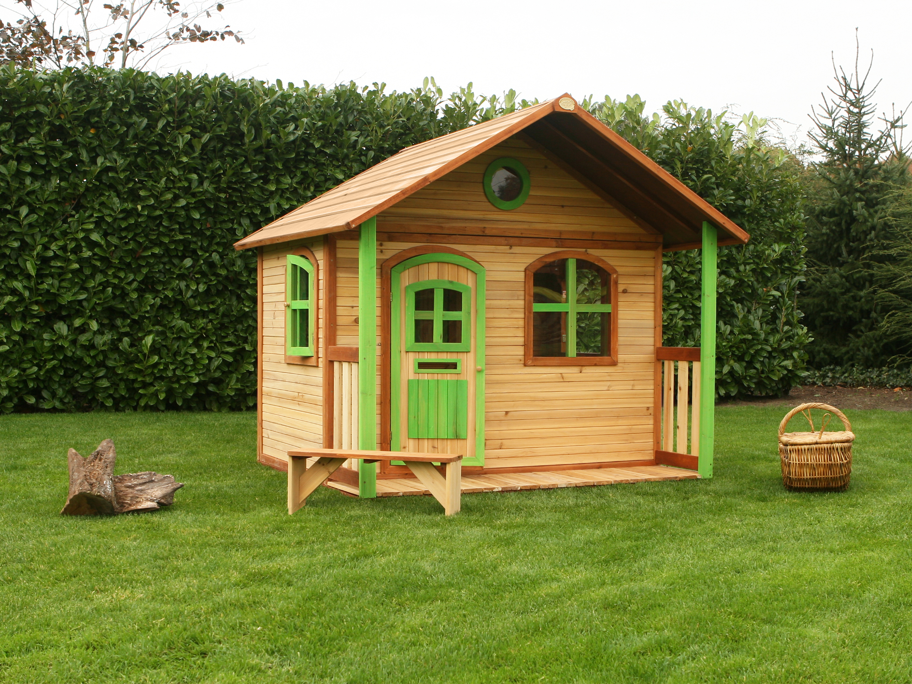 AXI Milan Playhouse - Brown/Green-8717973930723 AXI Milan Playhouse - Brown/Green