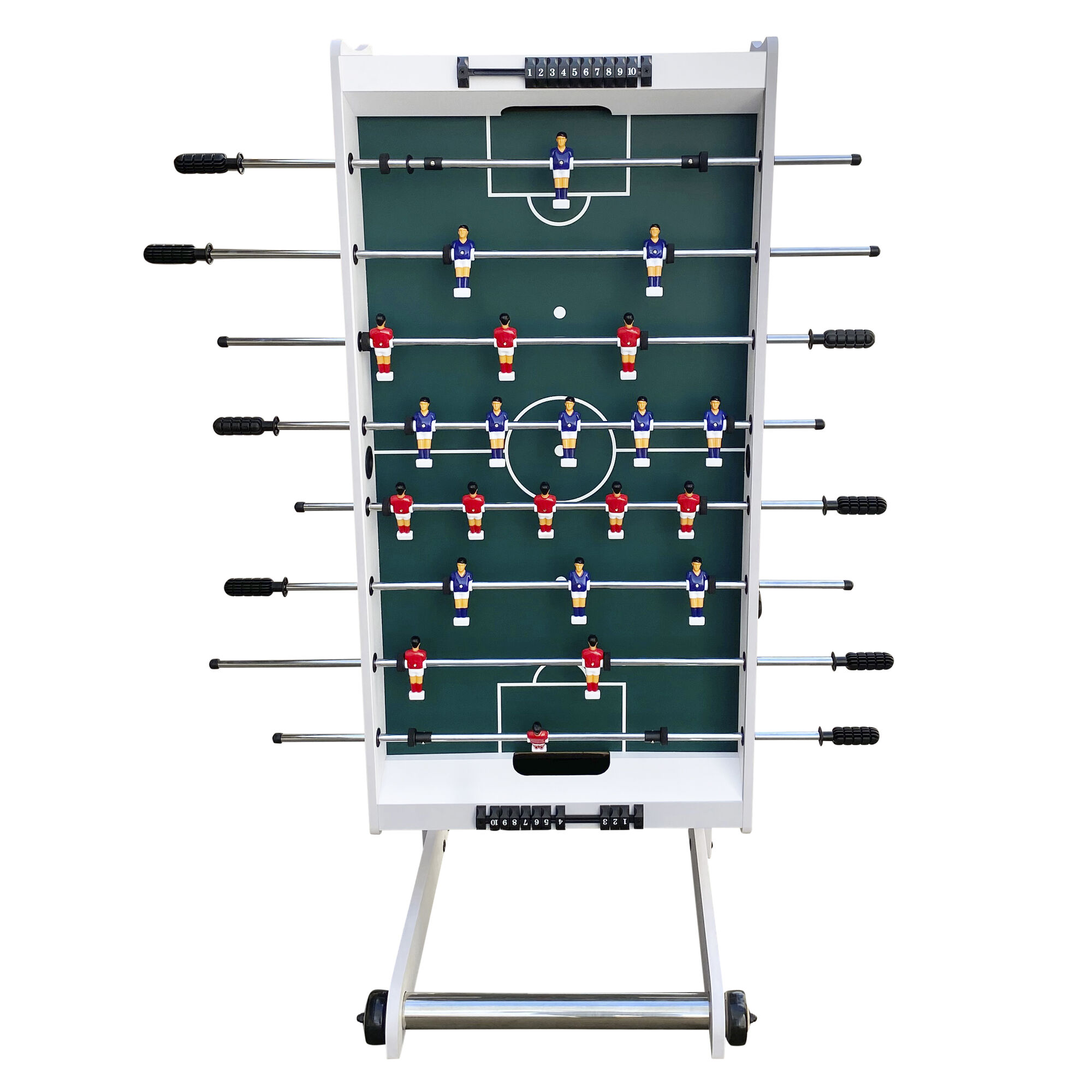 Cougar Scorpion Kick opklapbare Voetbaltafel Wit