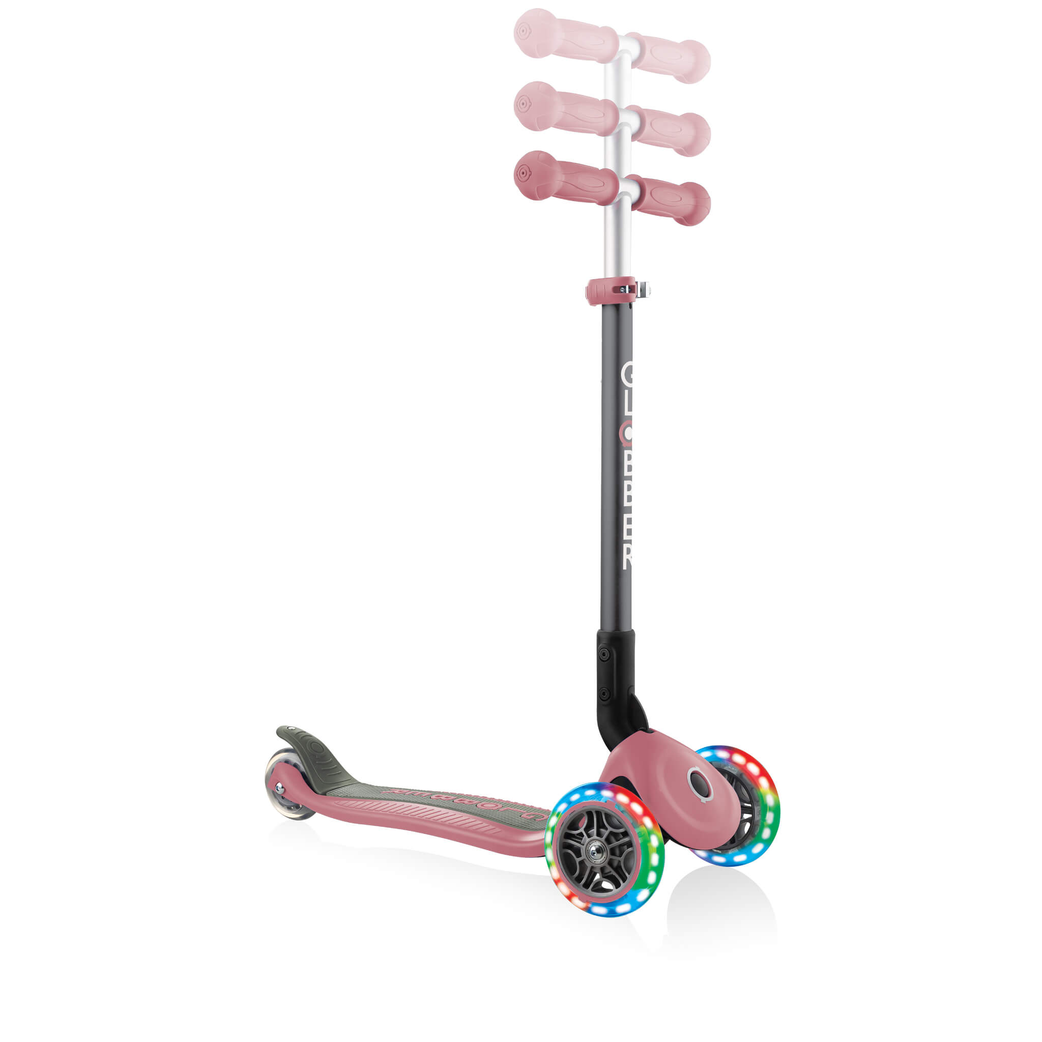 Globber Primo Foldable Lights Step Pastel Roze