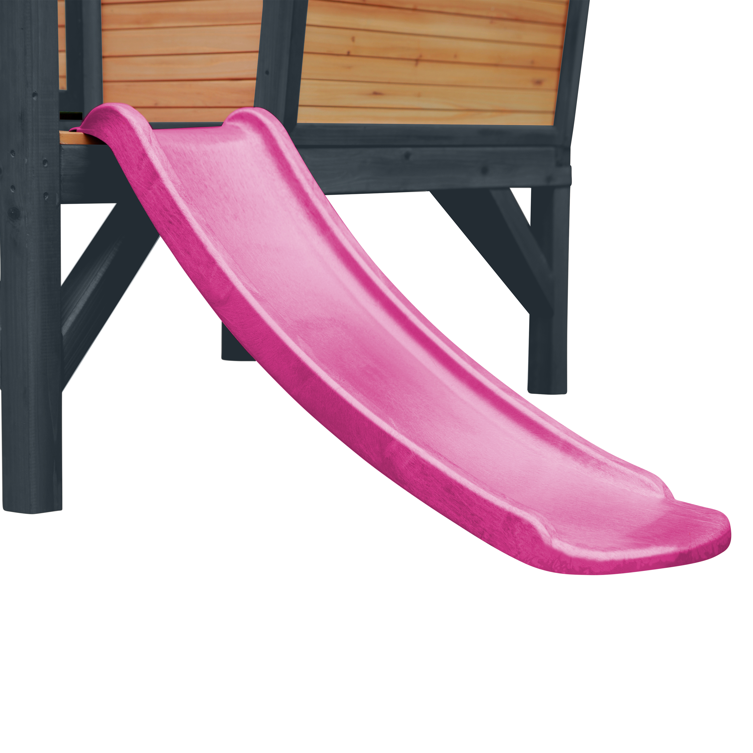 AXI Robin Playhouse Brown/Anthracite - Purple Slide-8720365060465 AXI Robin Playhouse Brown/Anthracite - Purple Slide