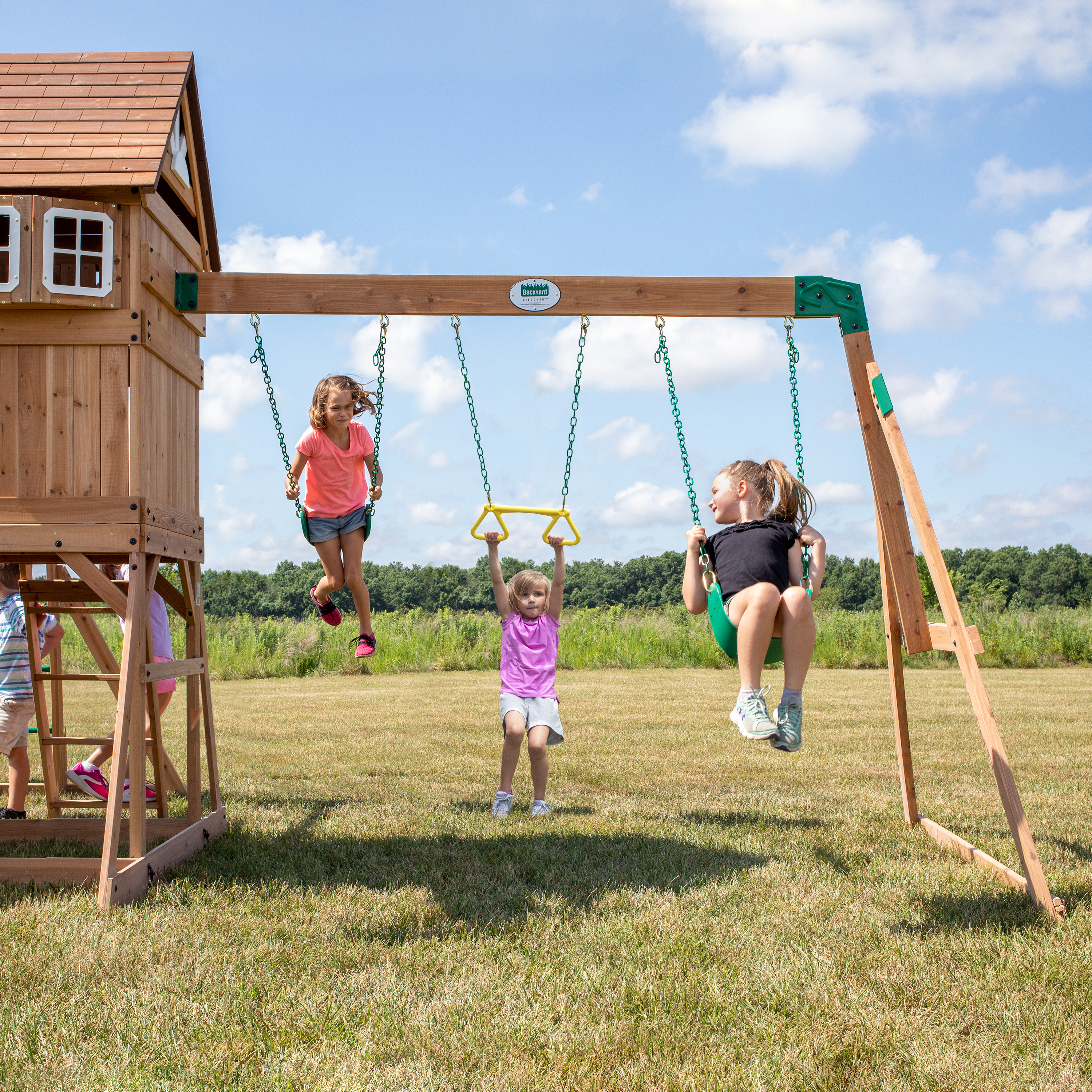 Backyard Discovery Montpelier Play Tower-0752113302112 Backyard Discovery Montpelier Play Tower