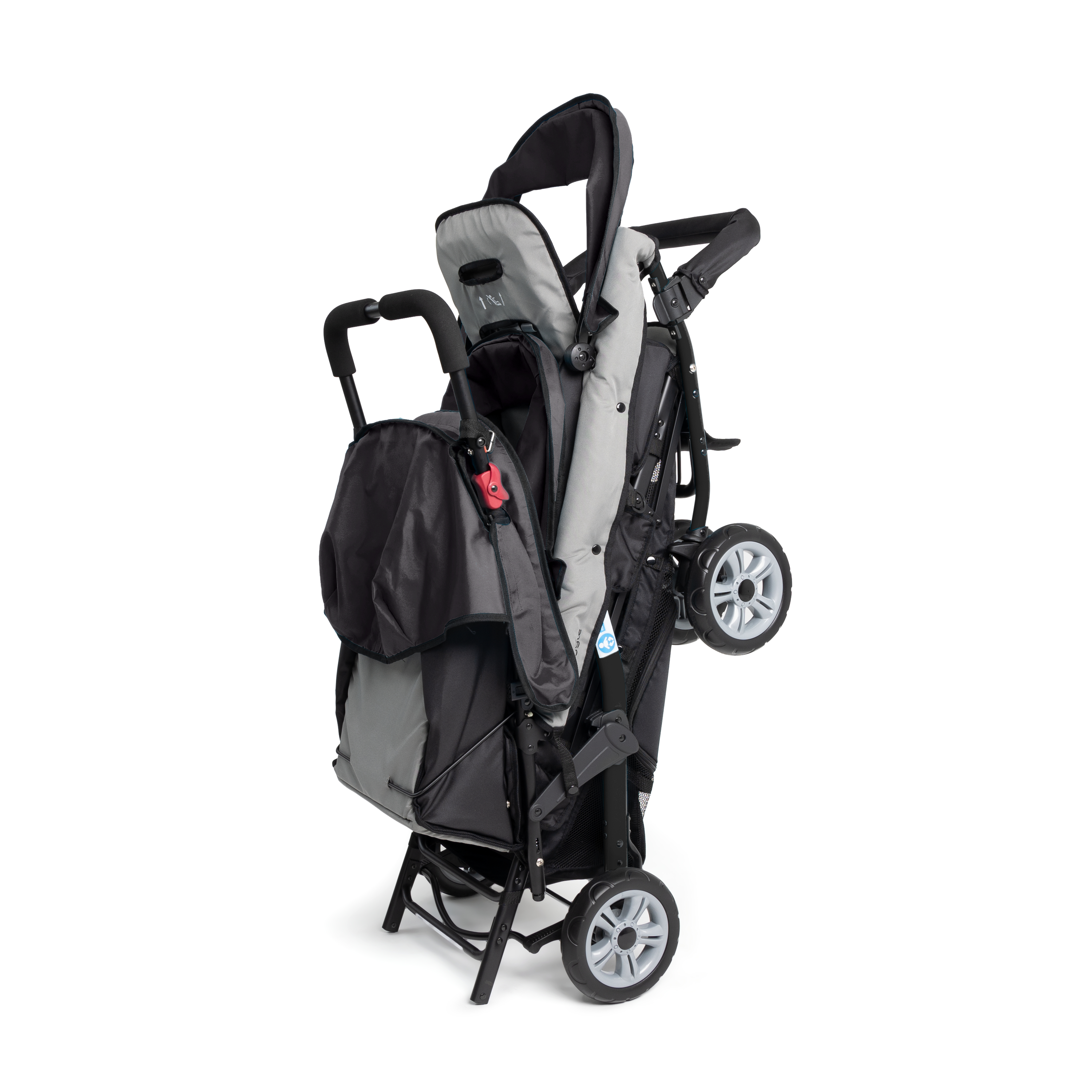 Gaggle Compass kinderwagen / buggy voor 3 kinderen in zwart
