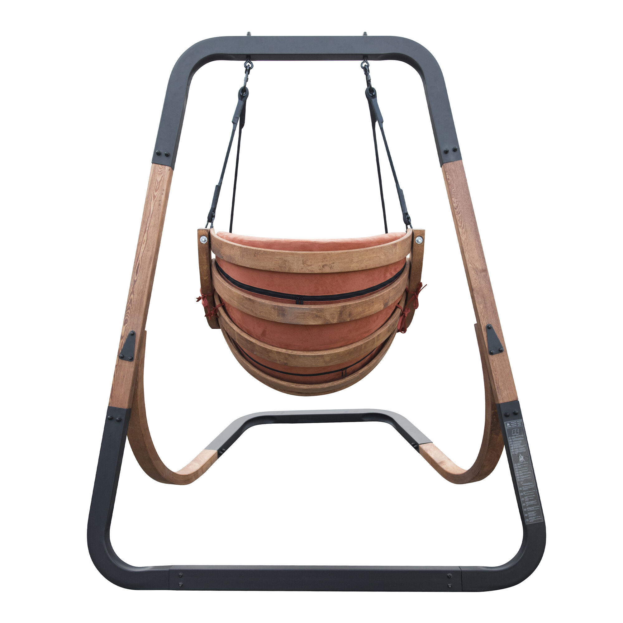 AXI Capri Enkele Schommelstoel Terracotta-8720365061042 AXI Capri Enkele Schommelstoel Terracotta