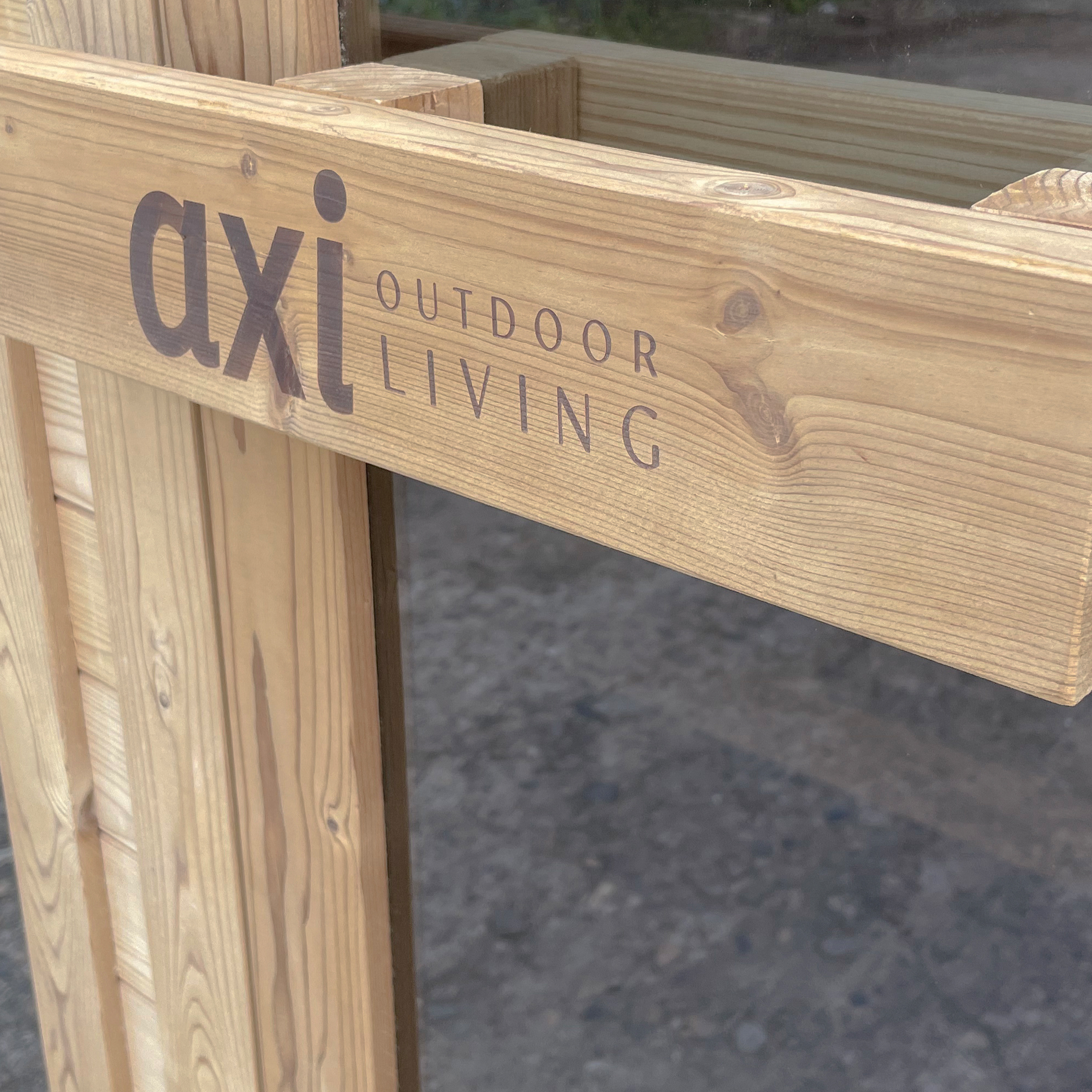 AXI Cube Outdoor Sauna Thermowood XL 4-8 Persons - excl. Sauna Heater
