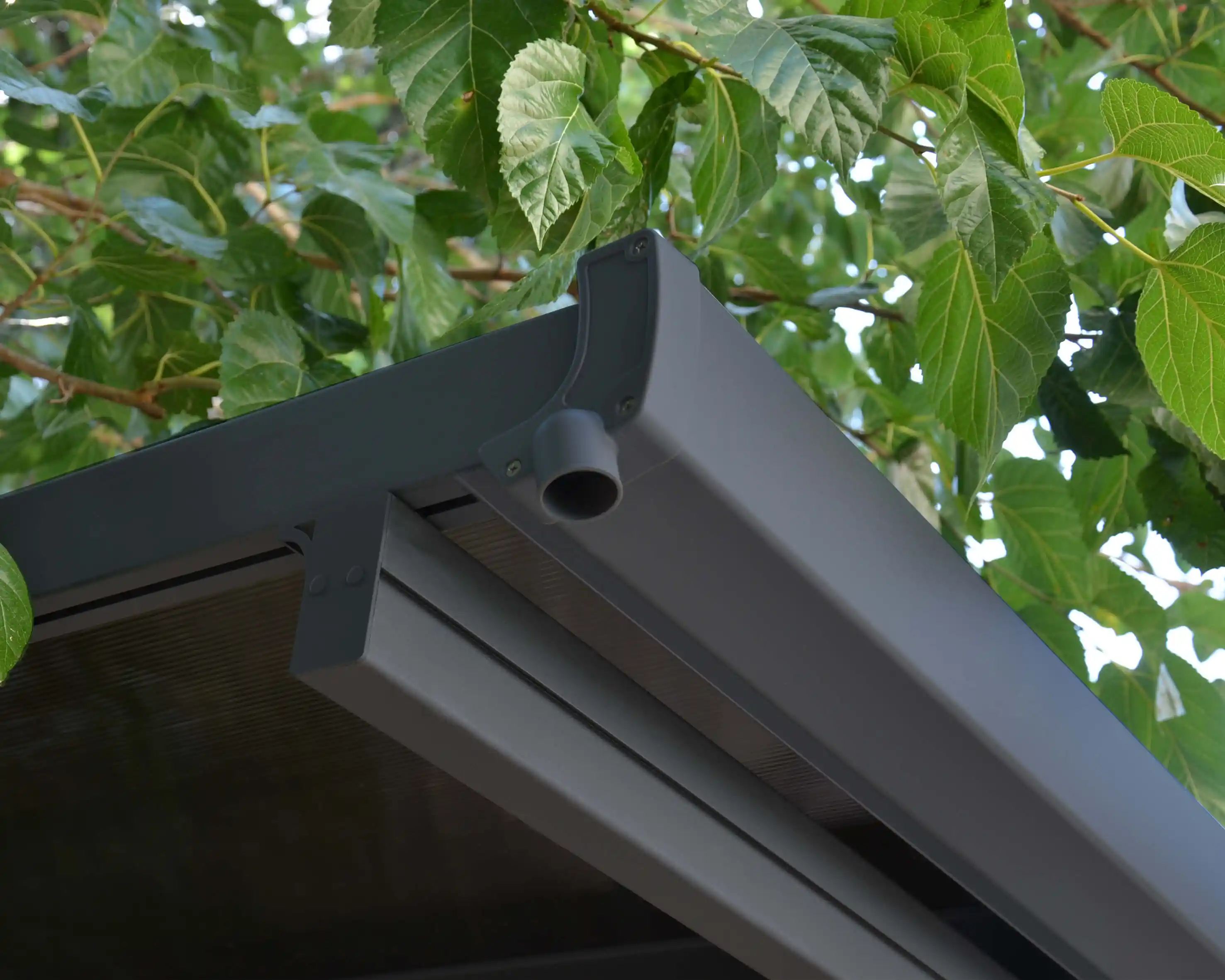 Canopia Verona 504X299 cm Carport Enkel Donkergrijs Brons 