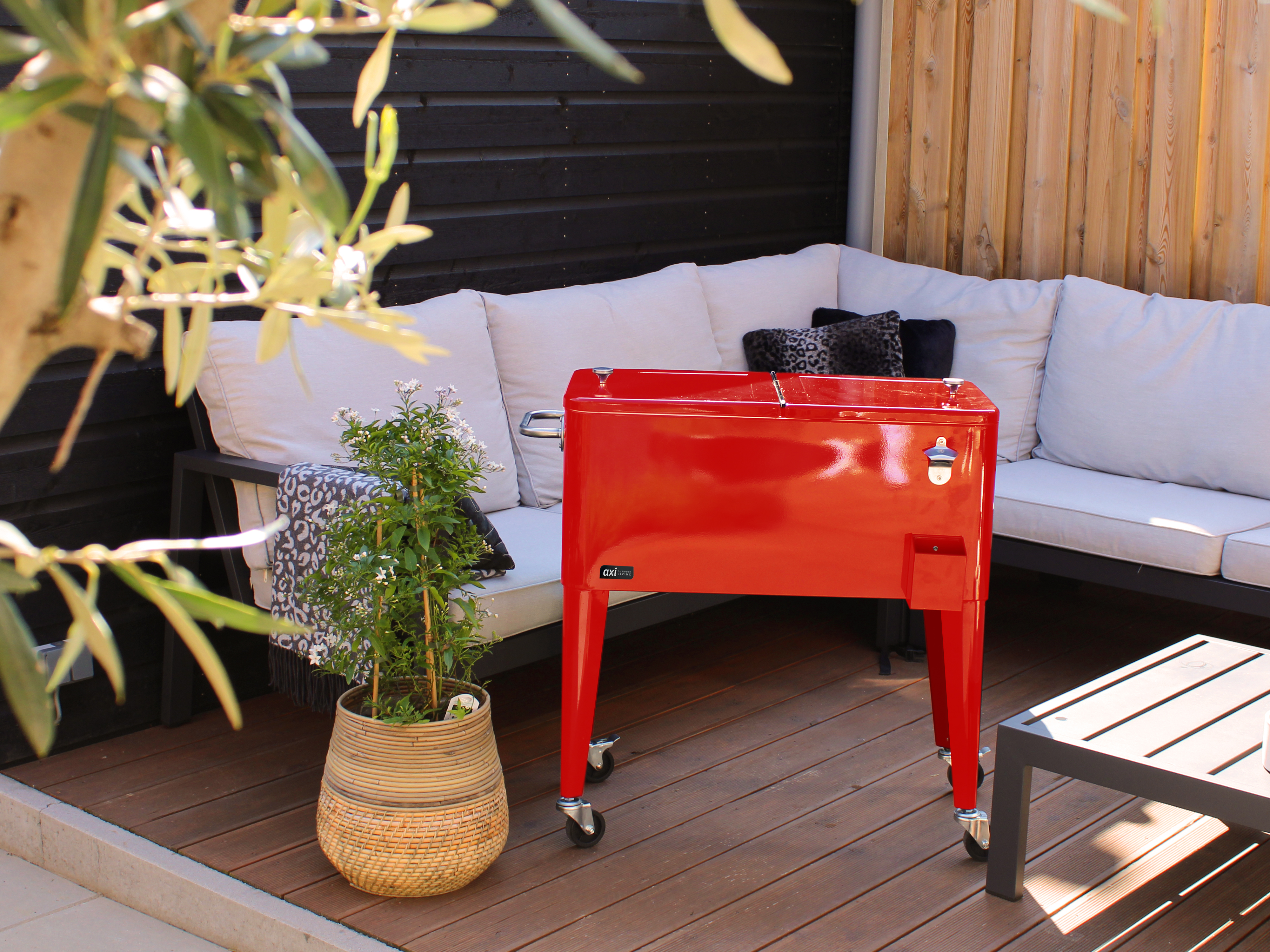 AXI Retro Cooler Rood