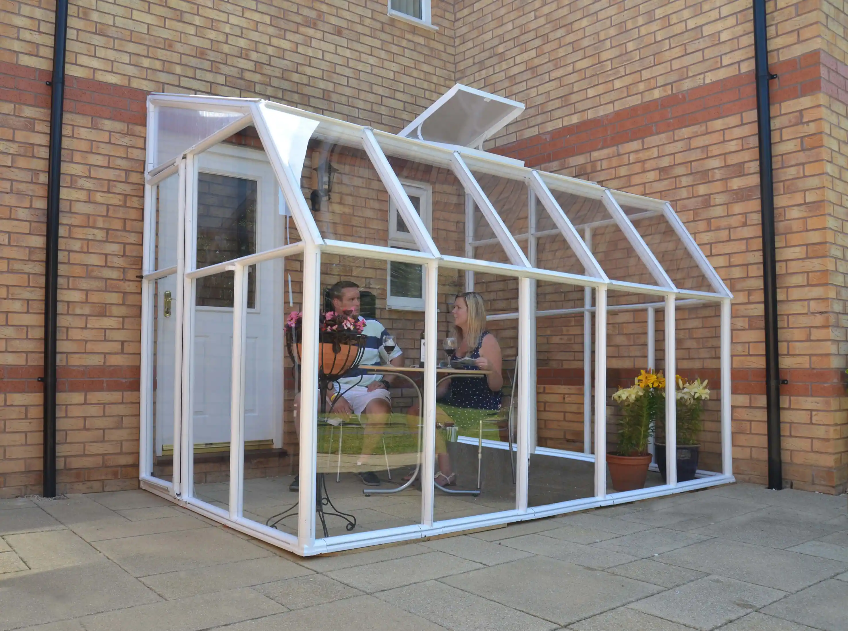 Canopia Sun Room 324X200 cm veranda en Solarium Wit Helder