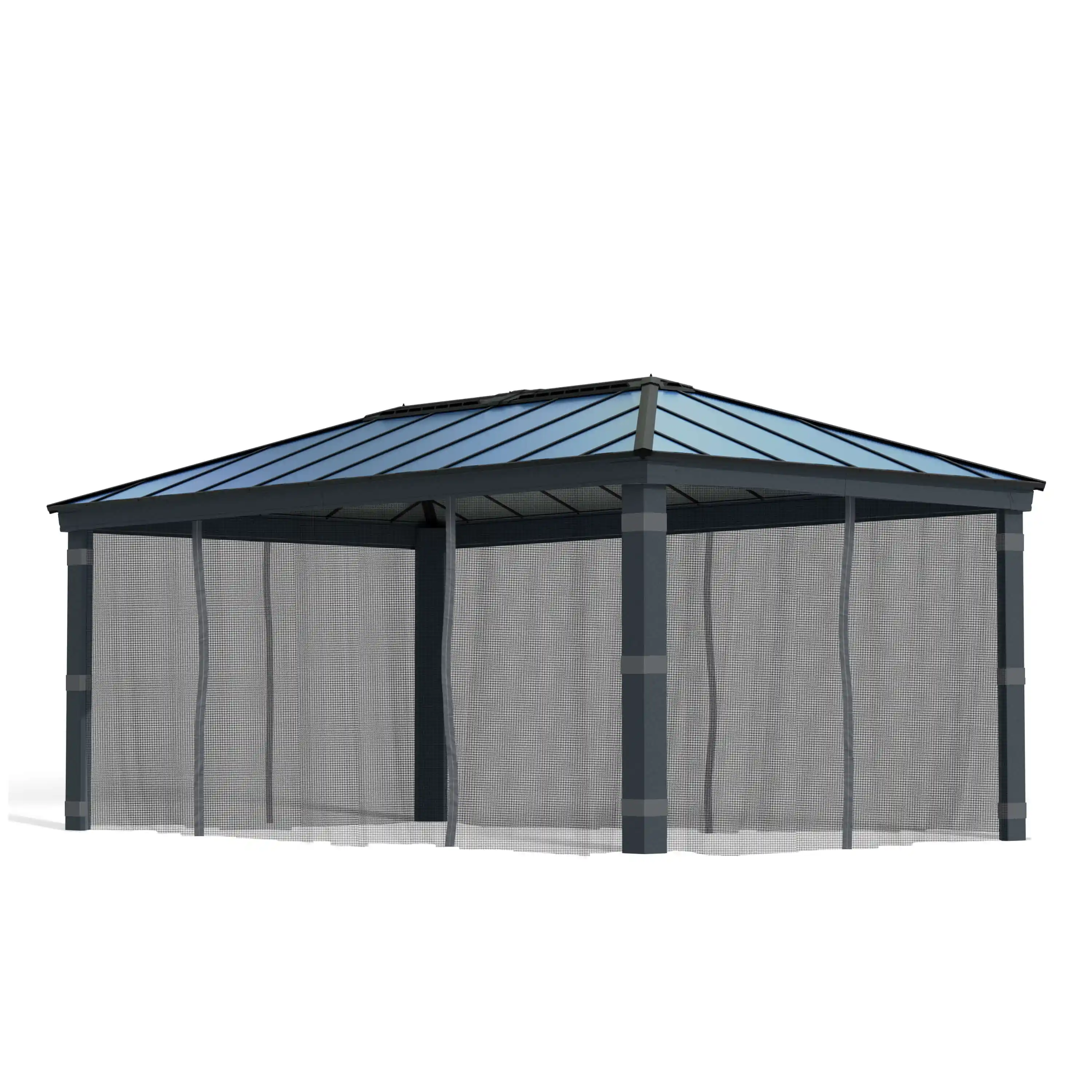Canopia Gaasset voor Dallas tuinpaviljoen 600X360 Zwart