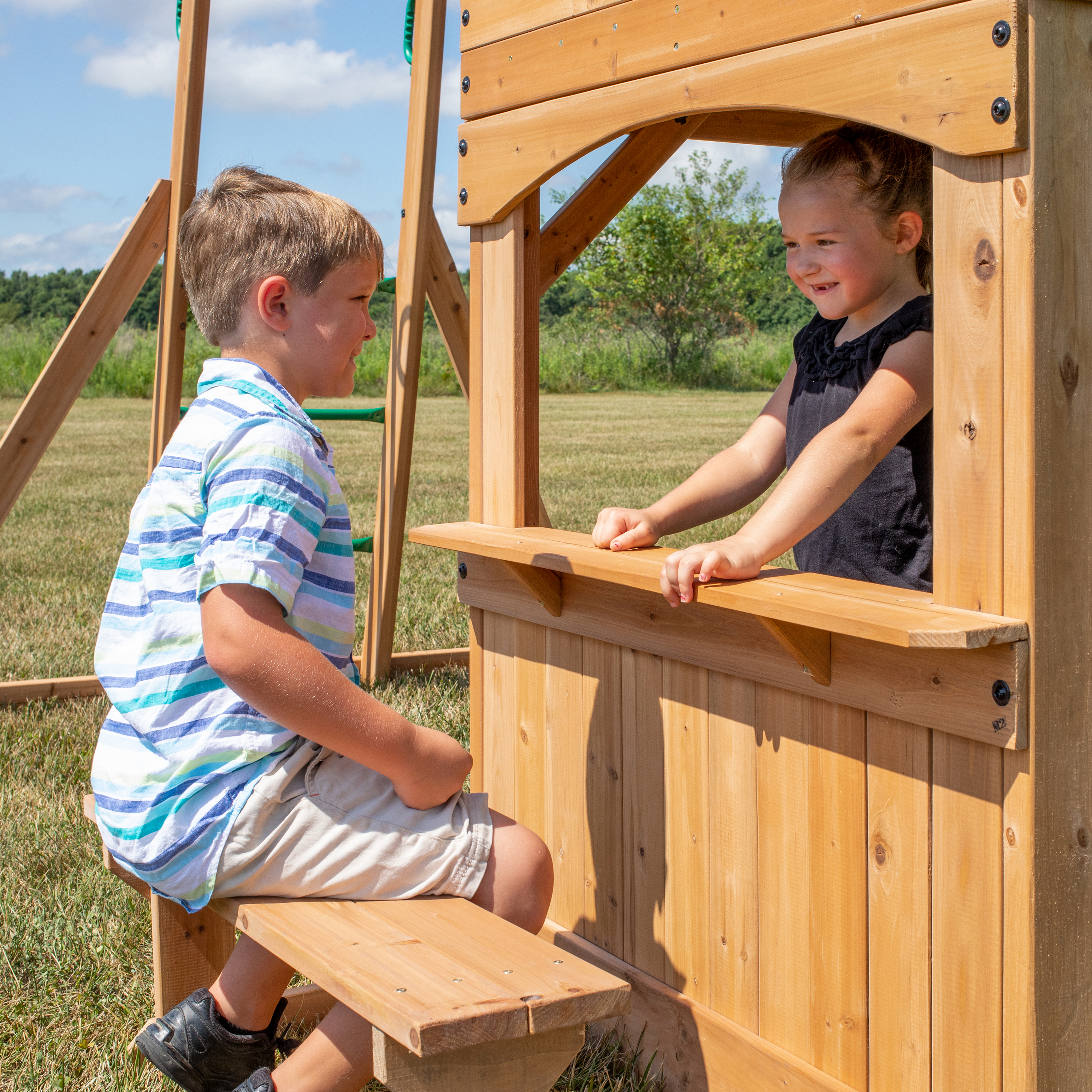 Backyard Discovery Montpelier Play Tower-0752113302112 Backyard Discovery Montpelier Play Tower