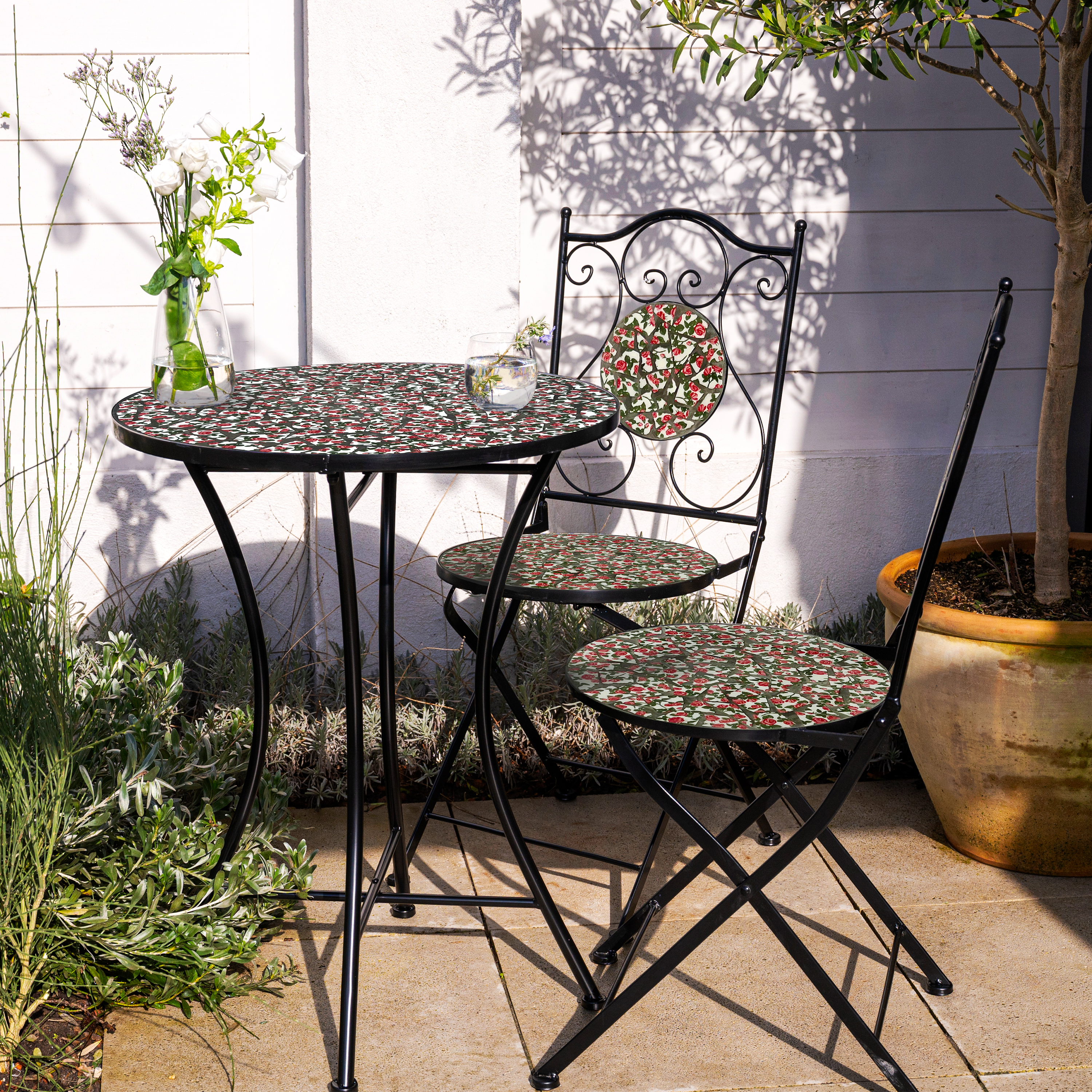 AXI Amélie Bistro Set Mosaic - Pink Rose