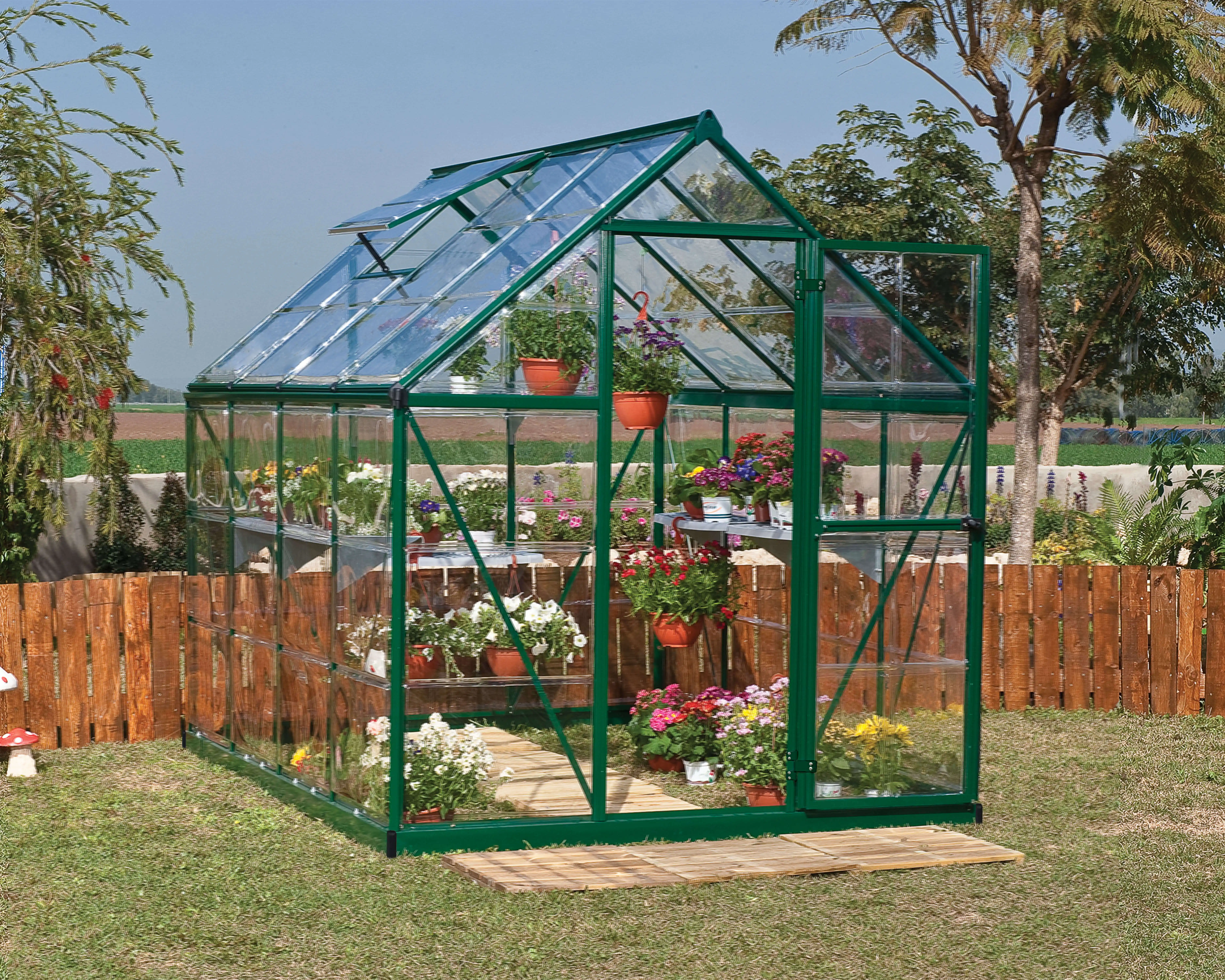 Canopia Harmony 247X185X208 cm Tuinkas Groen Helder-7290103110604 Canopia Harmony 247X185X208 cm Tuinkas Groen Helder