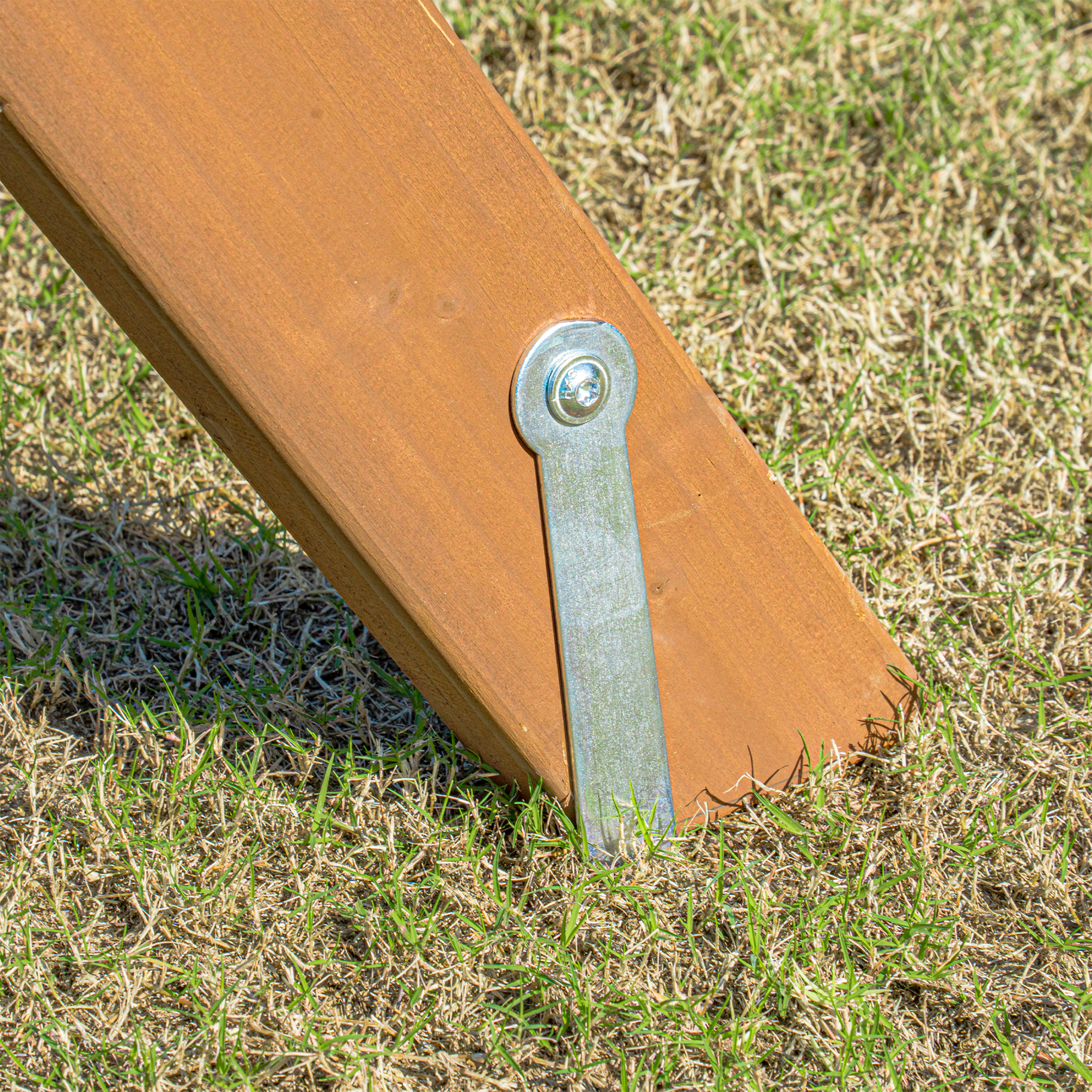 AXI Mia Climbing Frame with Double Swing Set – Red Slide