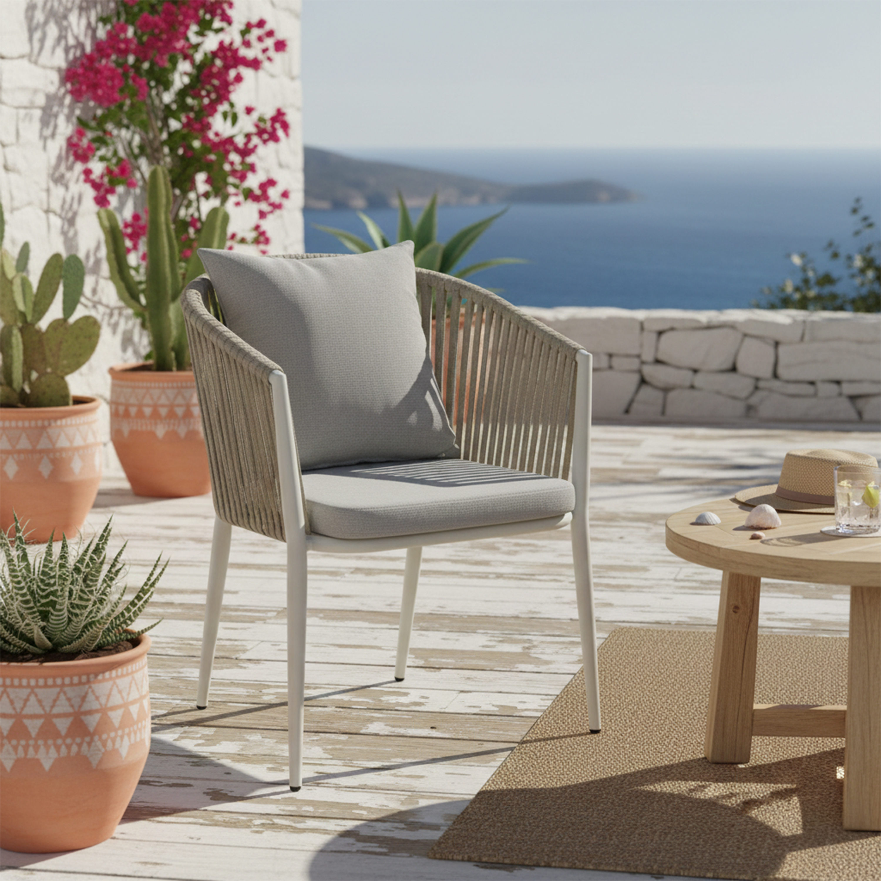 AXI Faye Chairs Beige – Set 4 pieces