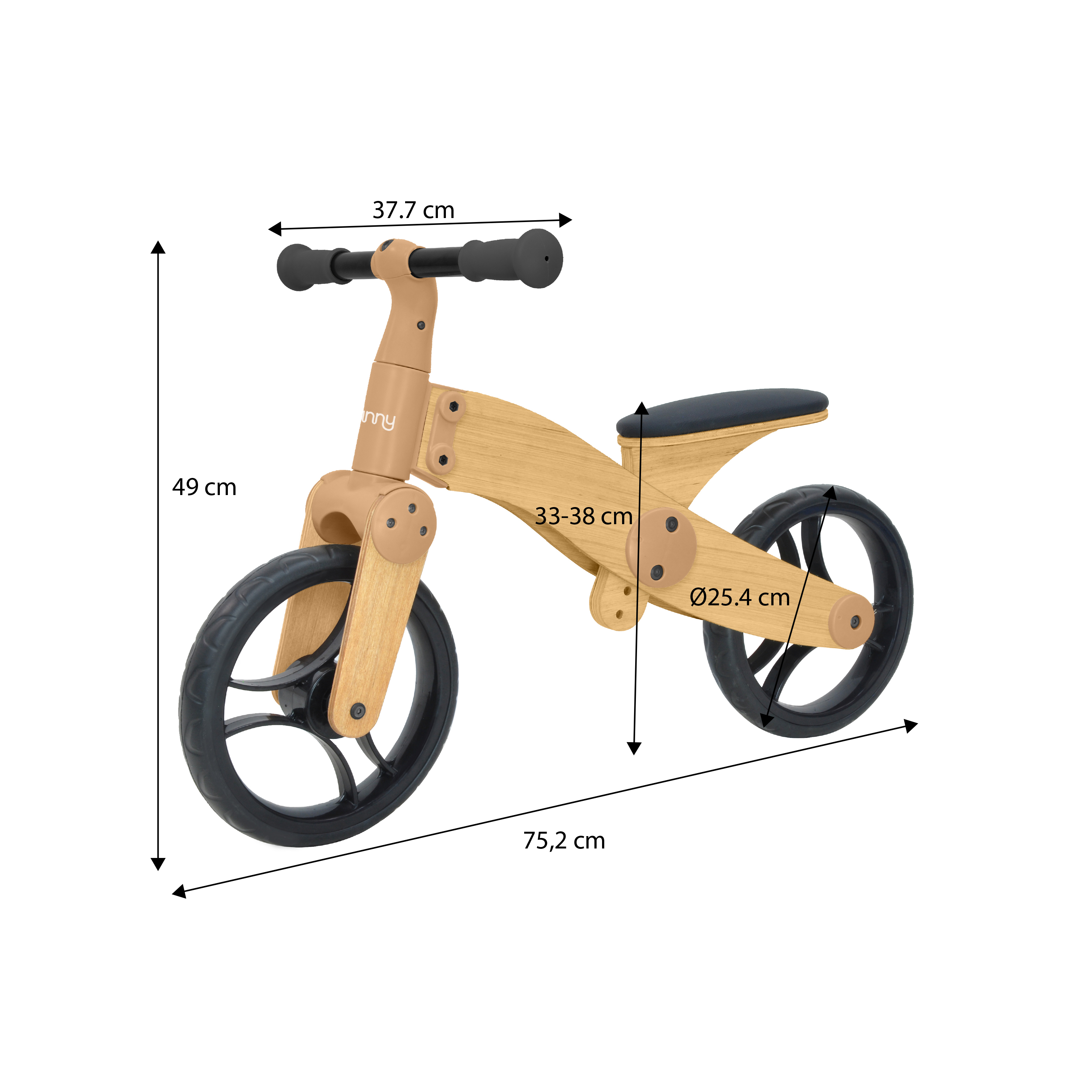 Sunny Balance Bike 1000 Houten Loopfiets