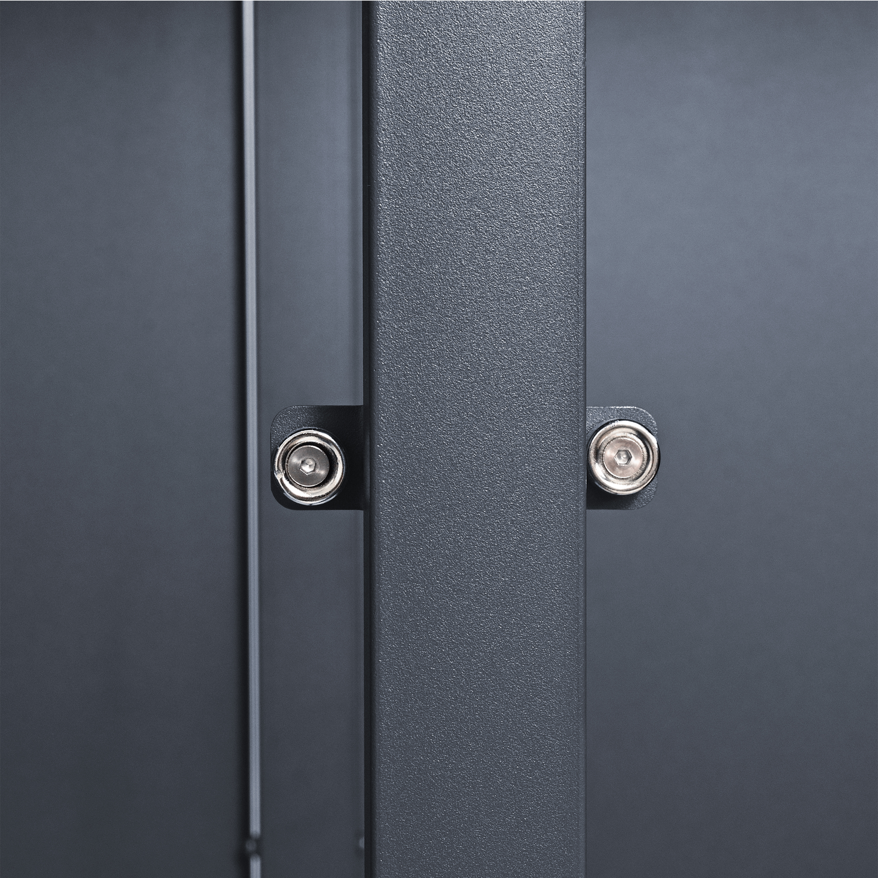 AXI Luke Metal Garbage Bin Shed - 2 Garbage Bins