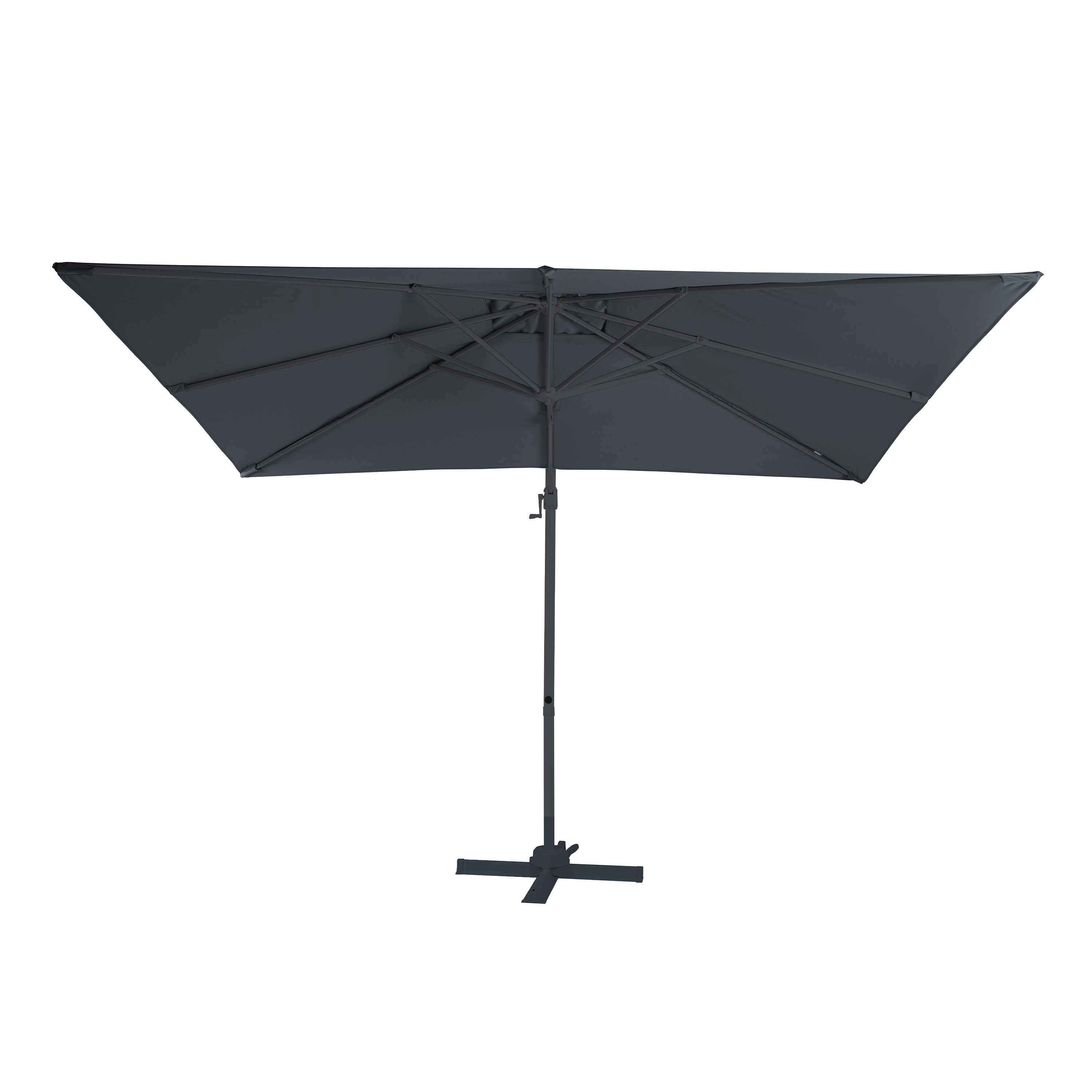 AXI Coco Cantilever Parasol 200x300cm - Grey/Grey-8720365063312 AXI Coco Cantilever Parasol 200x300cm - Grey/Grey