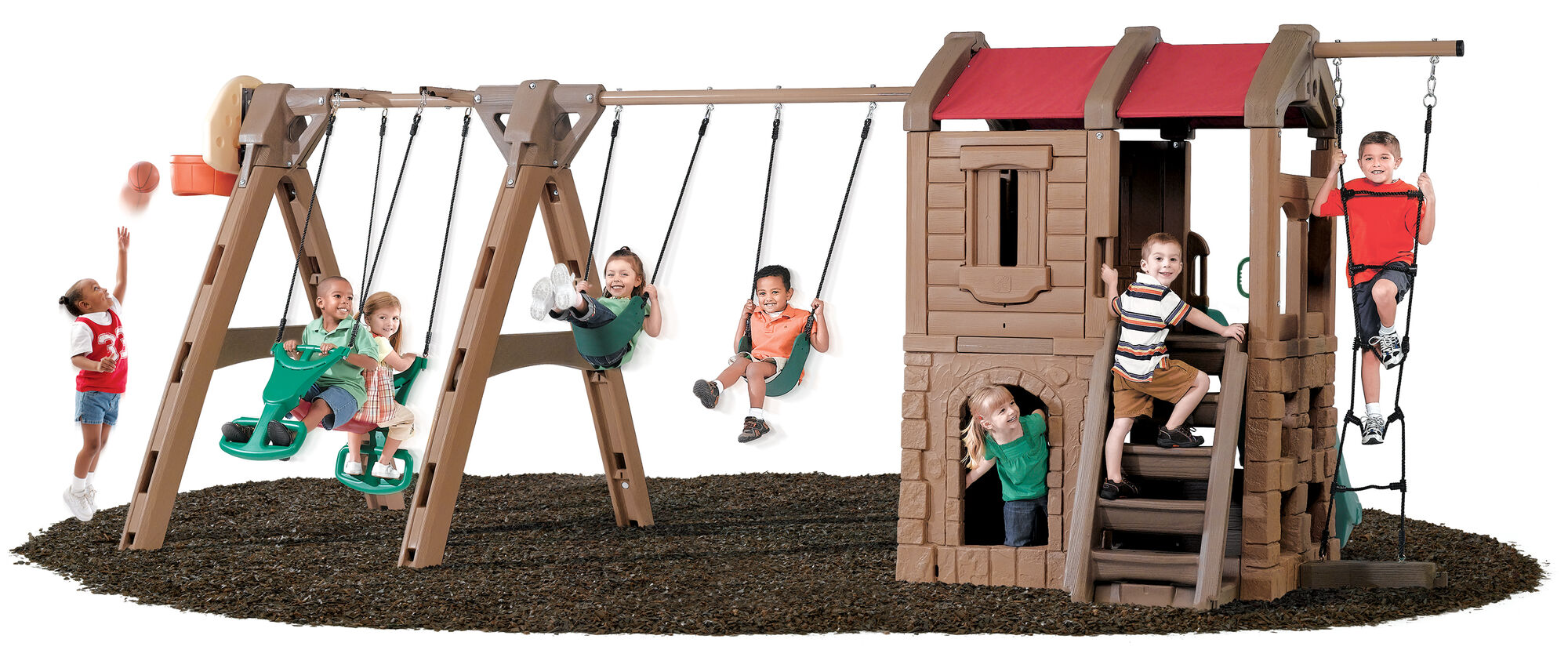 Step2 Naturally Playful Adventure Lodge Play Center w/Glider