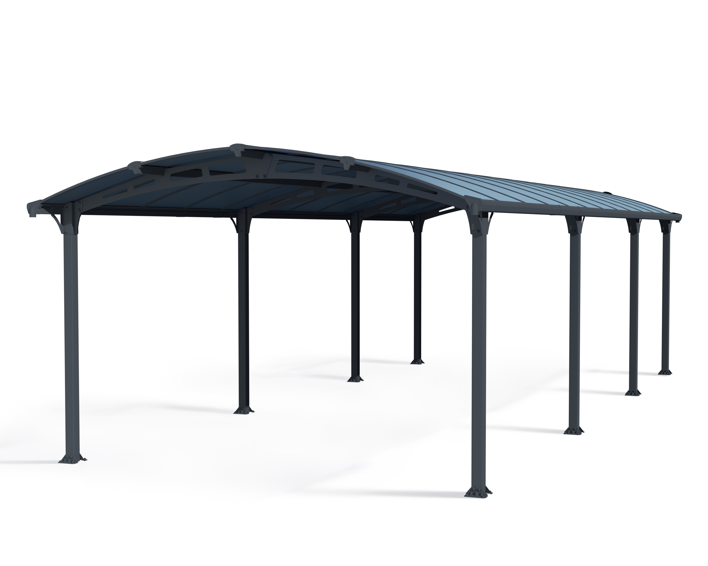Canopia Arcadia Carport Enkel Donkergrijs Brons