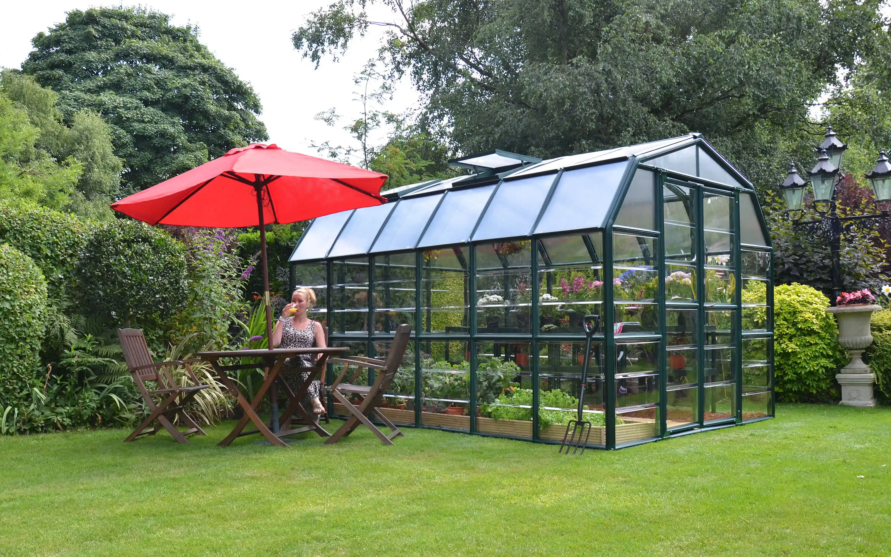 Canopia Grand Gardener 389X265X238 cm Tuinkas Groen Helder Hybride