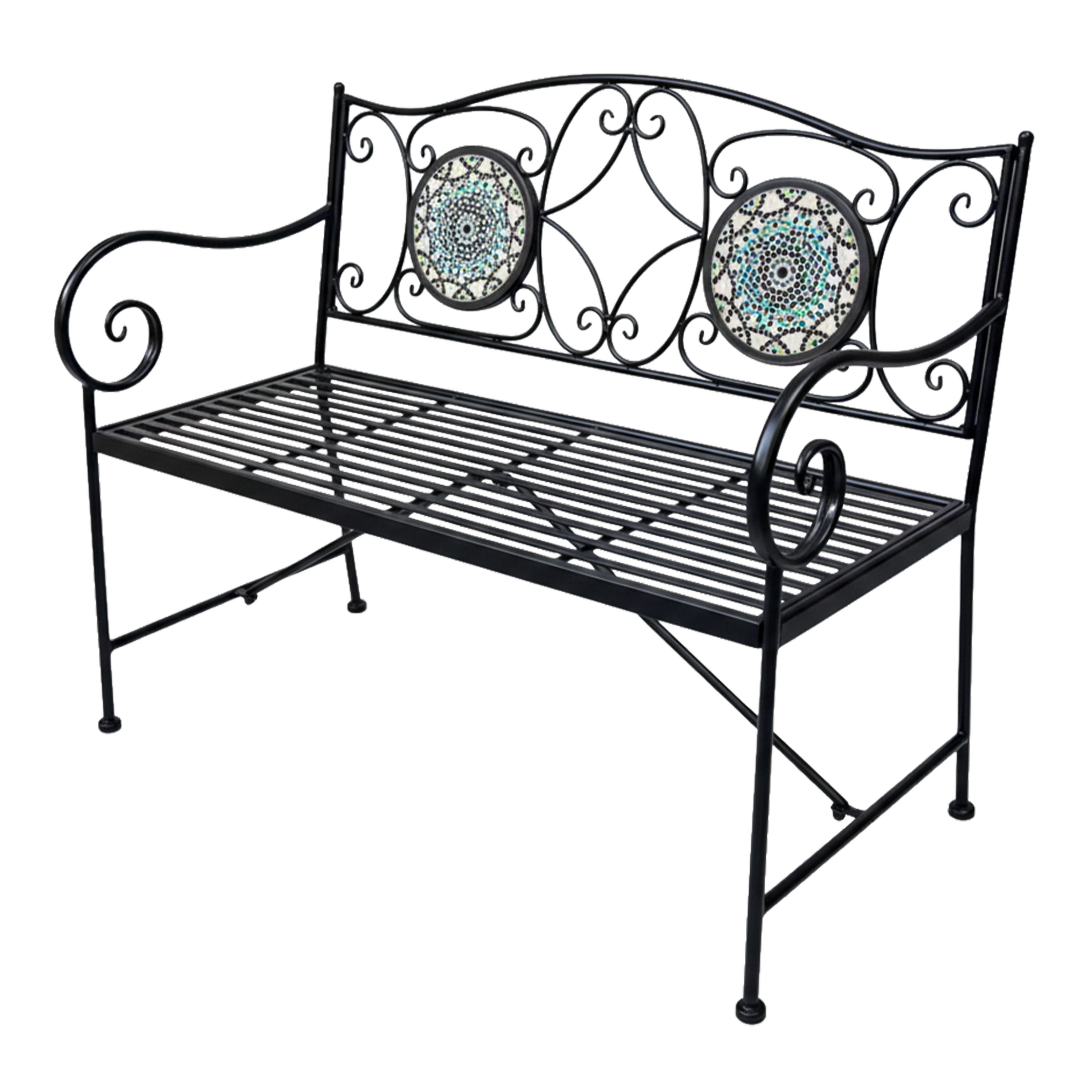 AXI Margot Mosaic Garden Bench - Multicolor