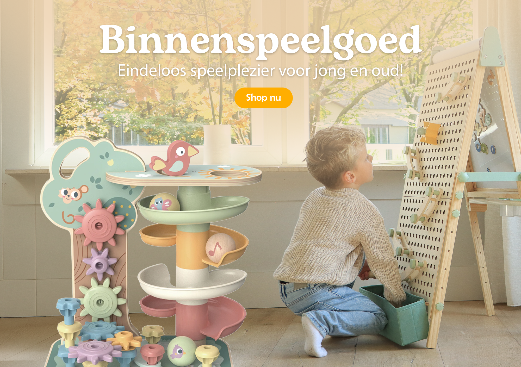 bekijk al het binnenspeelgoed