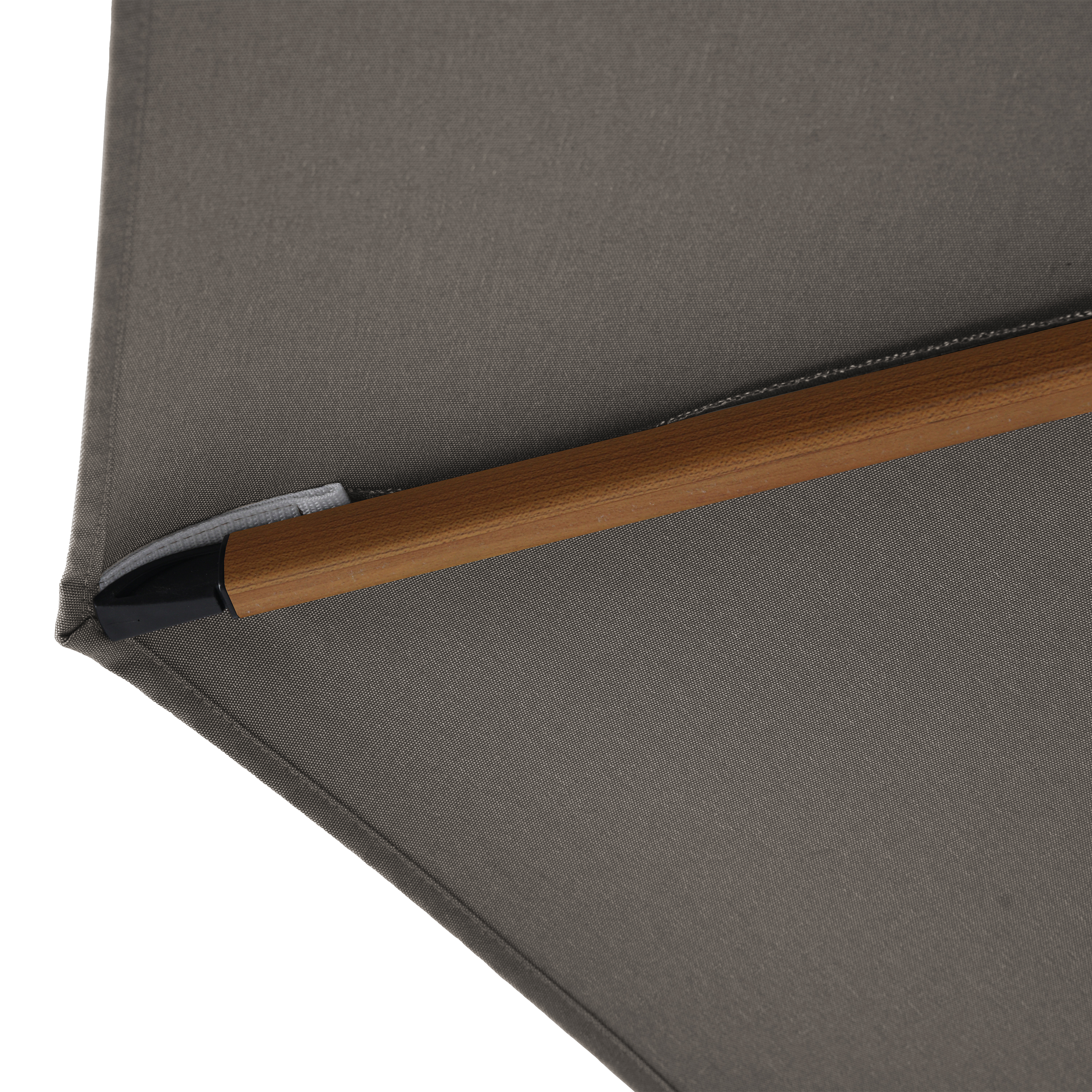 AXI Cyrus Premium Cantilever Parasol Ø 300cm Round - Wood-look/Taupe-8720365063688 AXI Cyrus Premium Cantilever Parasol Ø 300cm Round - Wood-look/Taupe