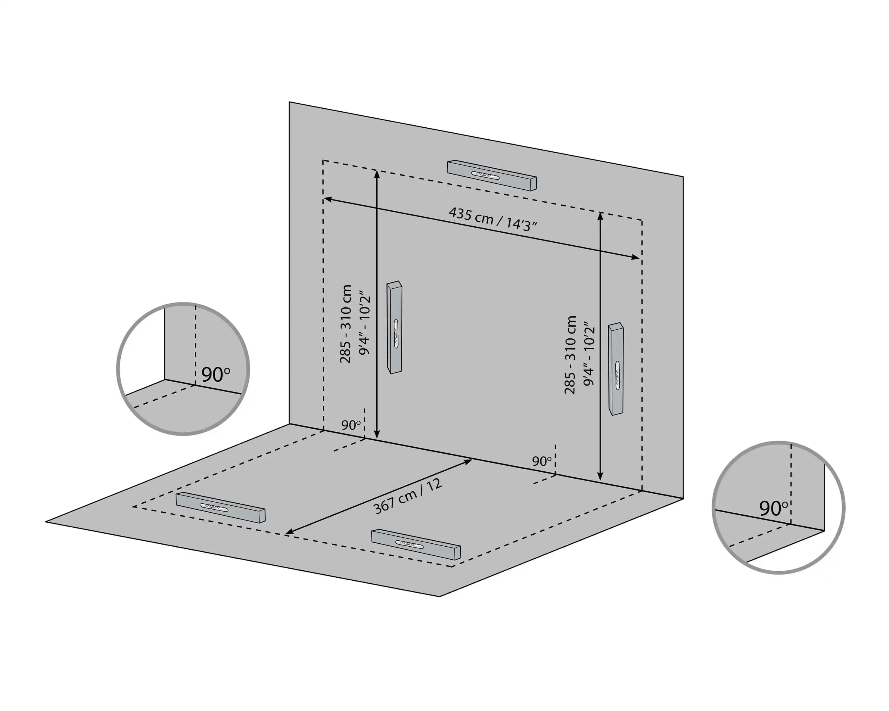 Canopia SanRemo Serre 435X380 cm veranda. en Solarium Wit Helder