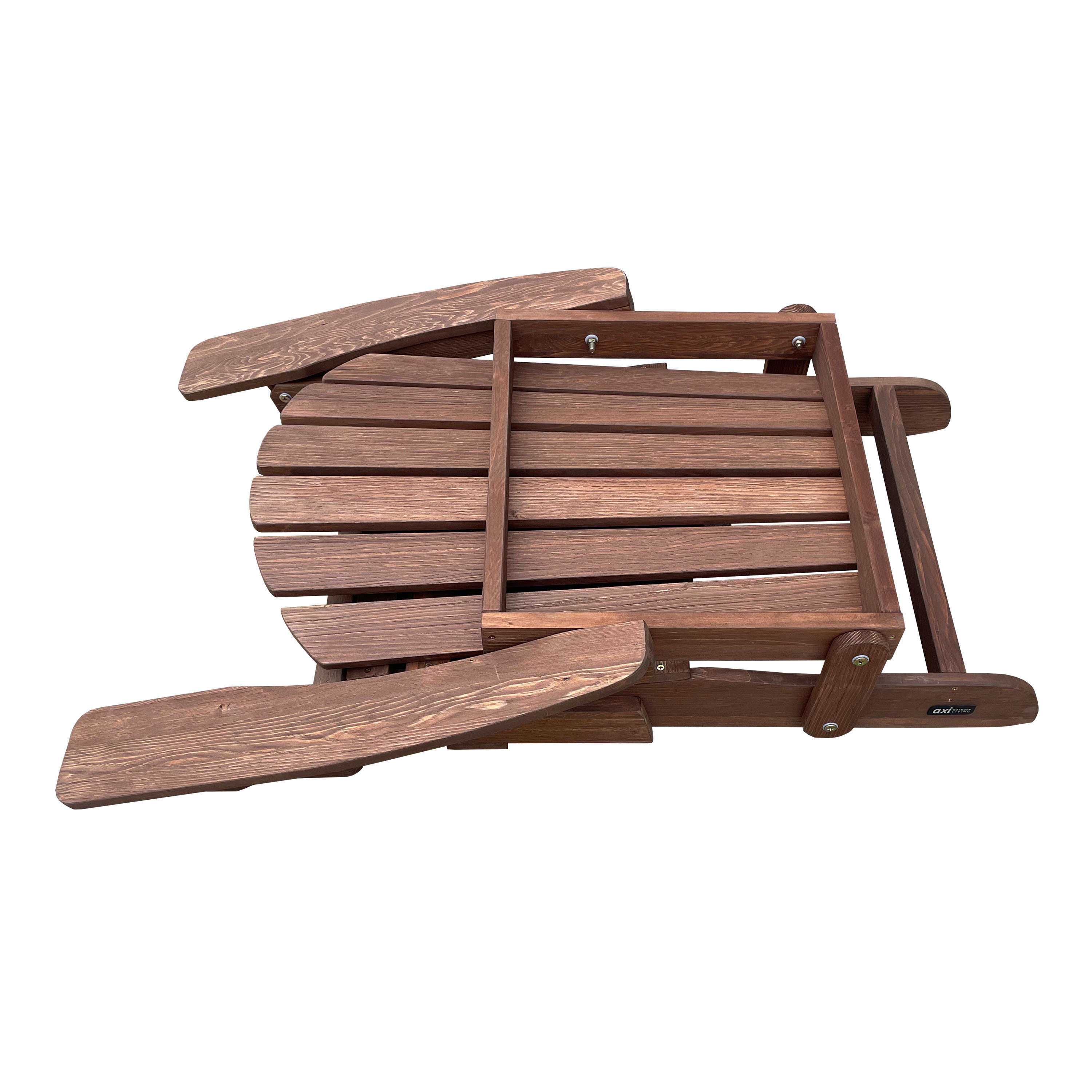 AXI Rosalie Folding Adirondack Chair Coffee Brown