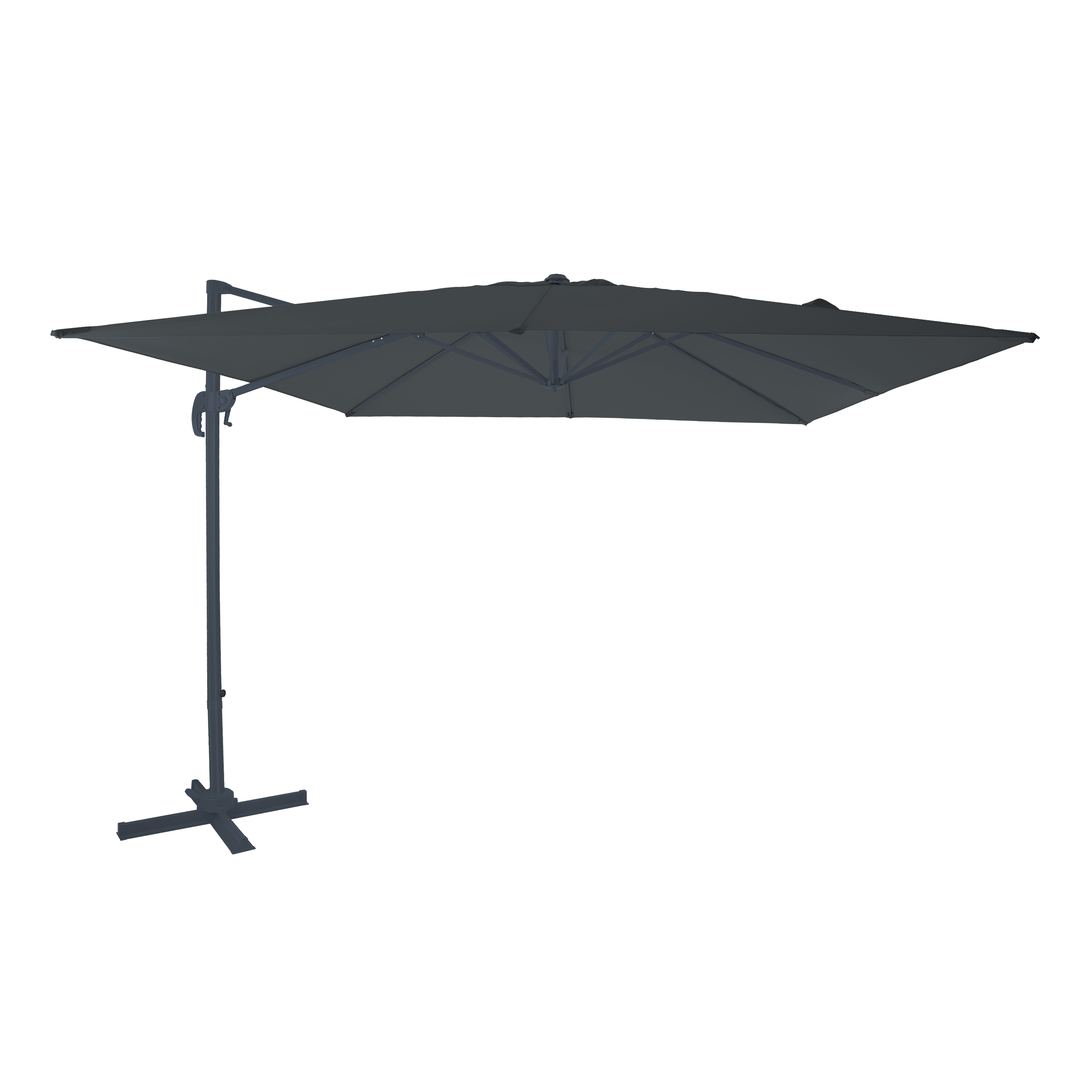 AXI Nima Zweefparasol 300x300cm Antraciet/grijs 