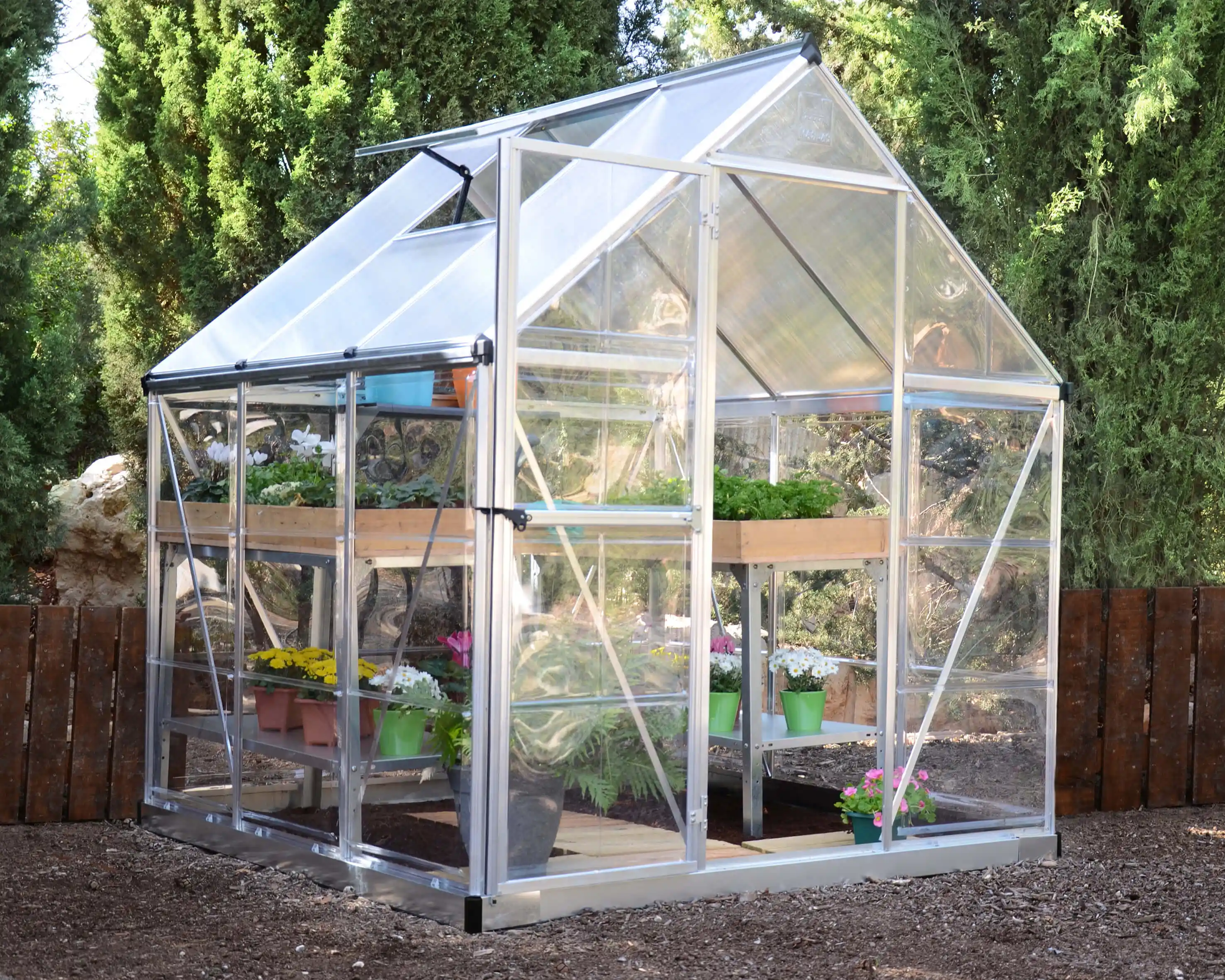 Canopia Hybrid 126X185X208 cm Tuinkas Zilver-7290103110888 Canopia Hybrid 126X185X208 cm Tuinkas Zilver