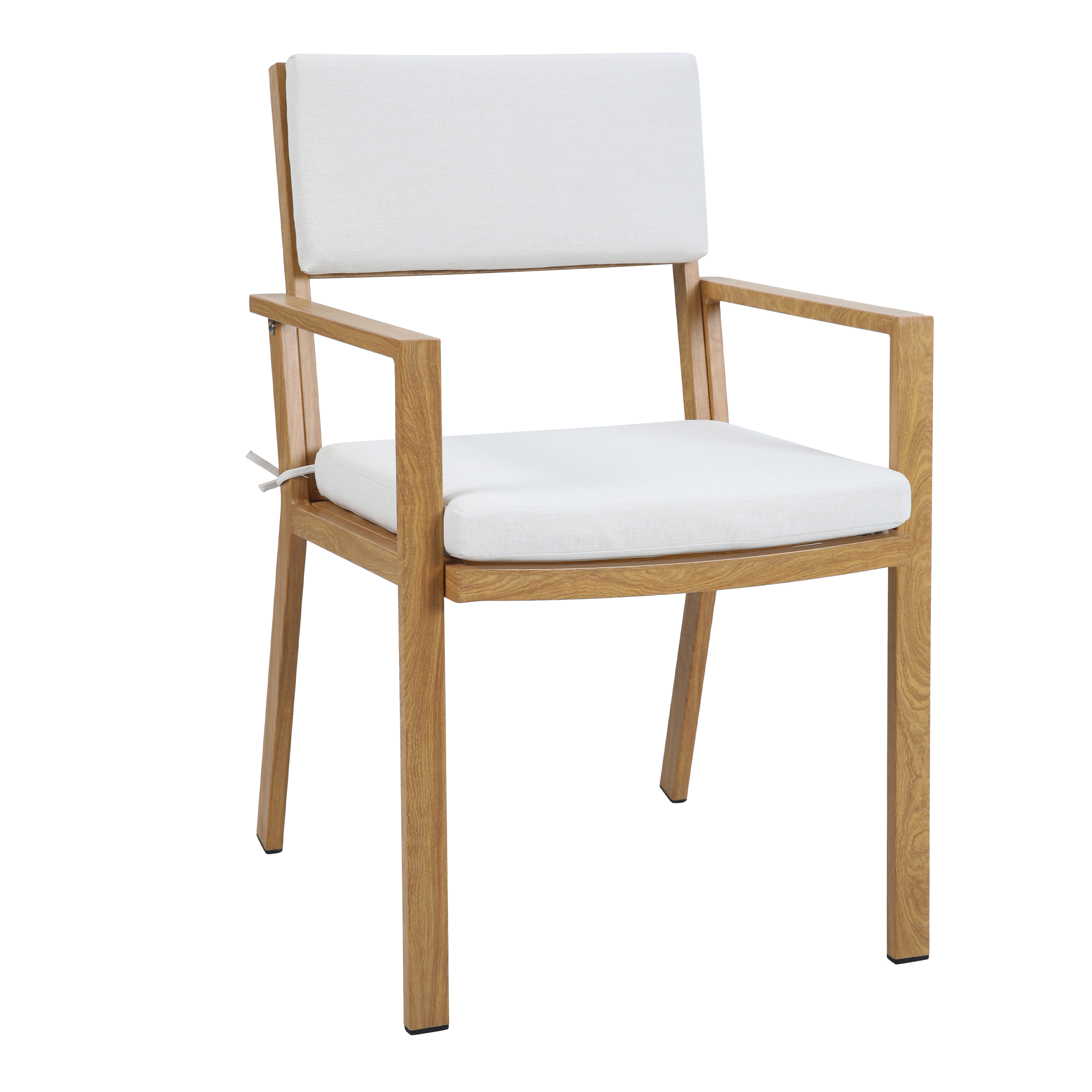 AXI Jada Tuinset met 6 stoelen Houtlook/beige