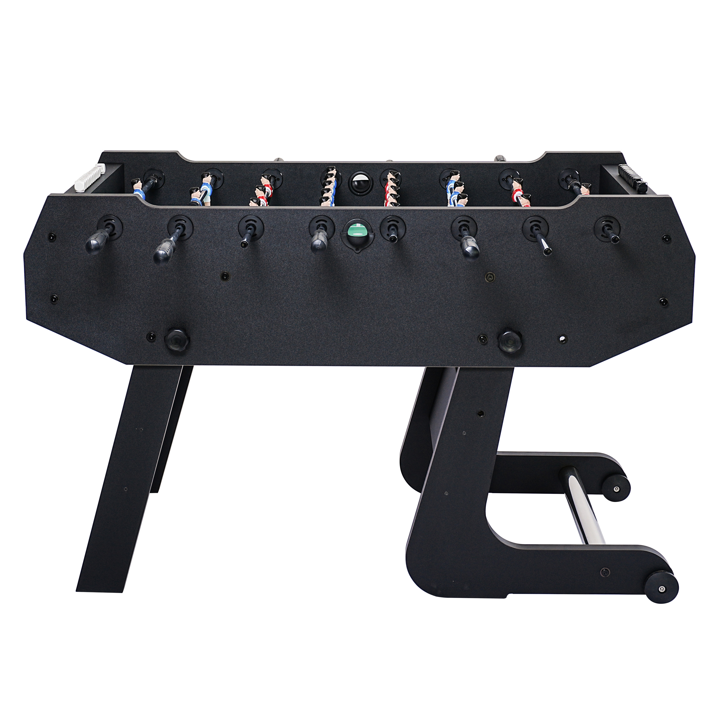 Cougar Powerkick Pro Folding Football Table Black – Green Playing Field