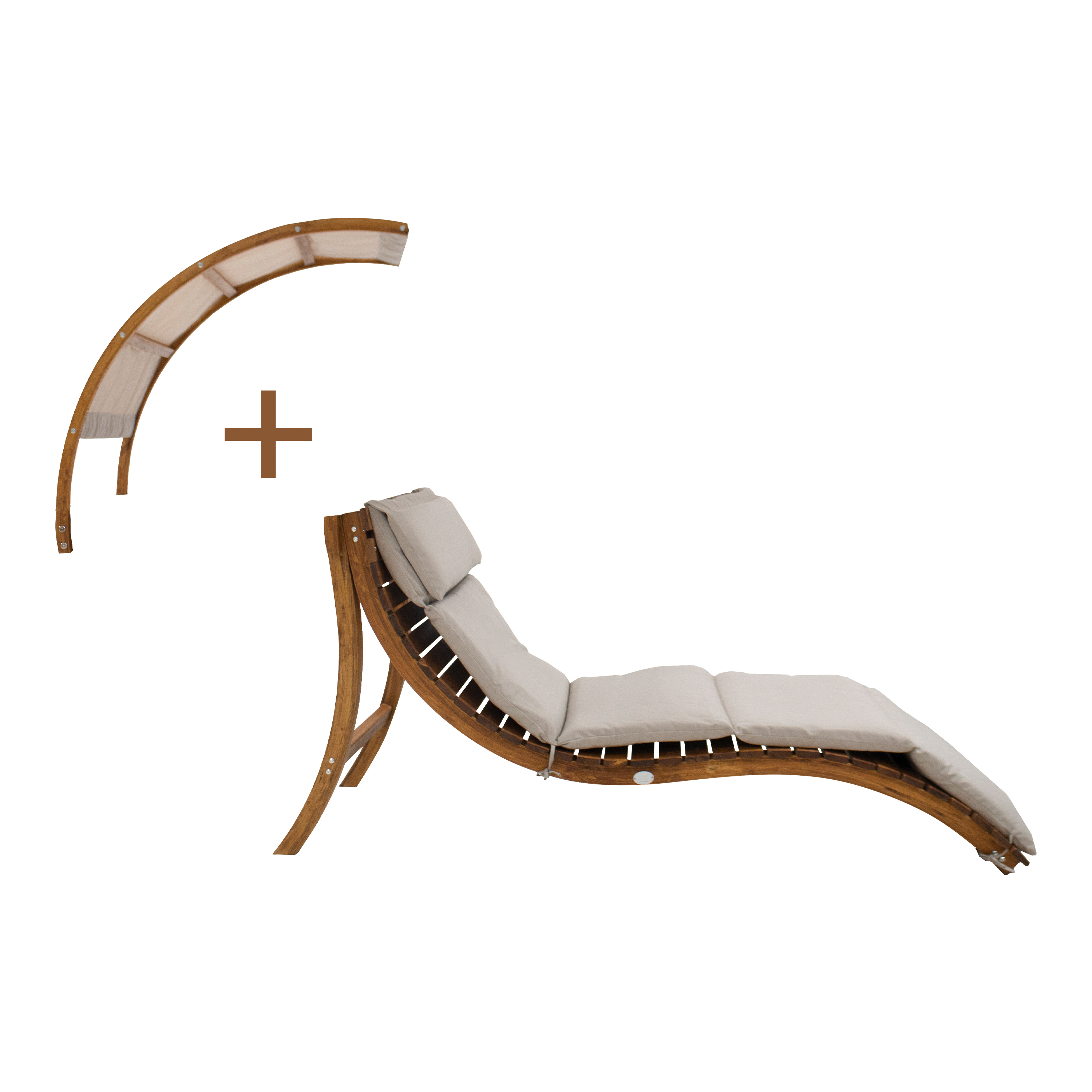 AXI Salina ligstoel met zonnescherm Beige