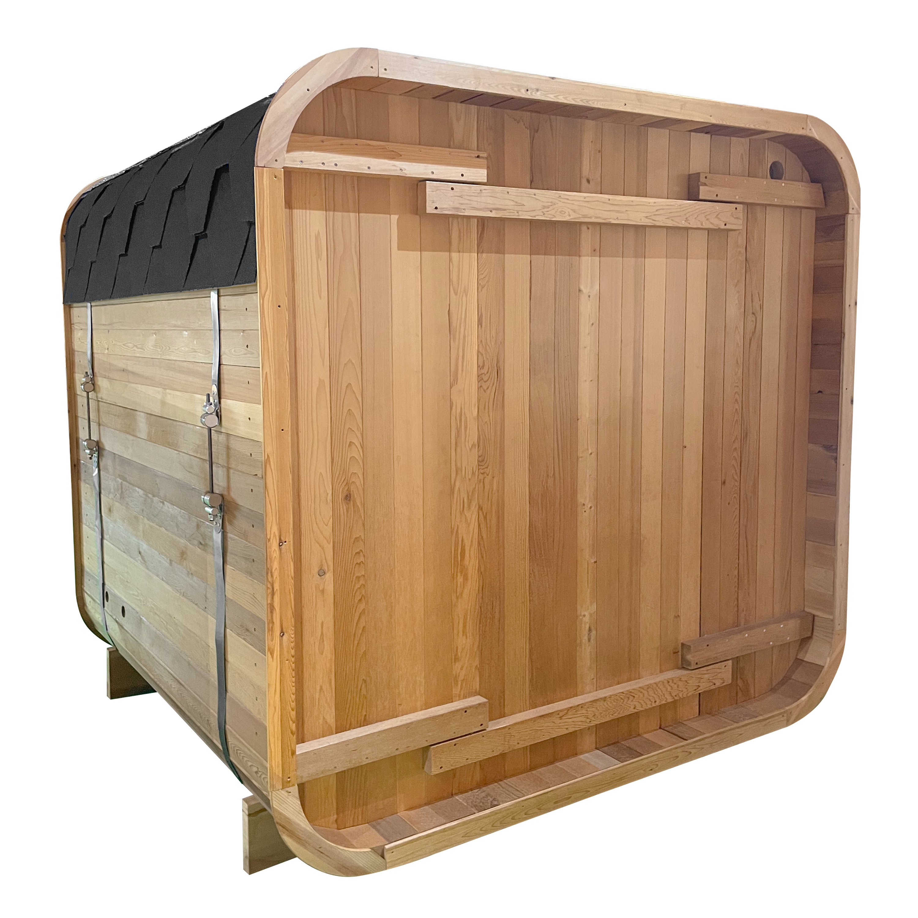 AXI Cube Outdoor Sauna Thermowood XL 4-8 Persons - excl. Sauna Heater