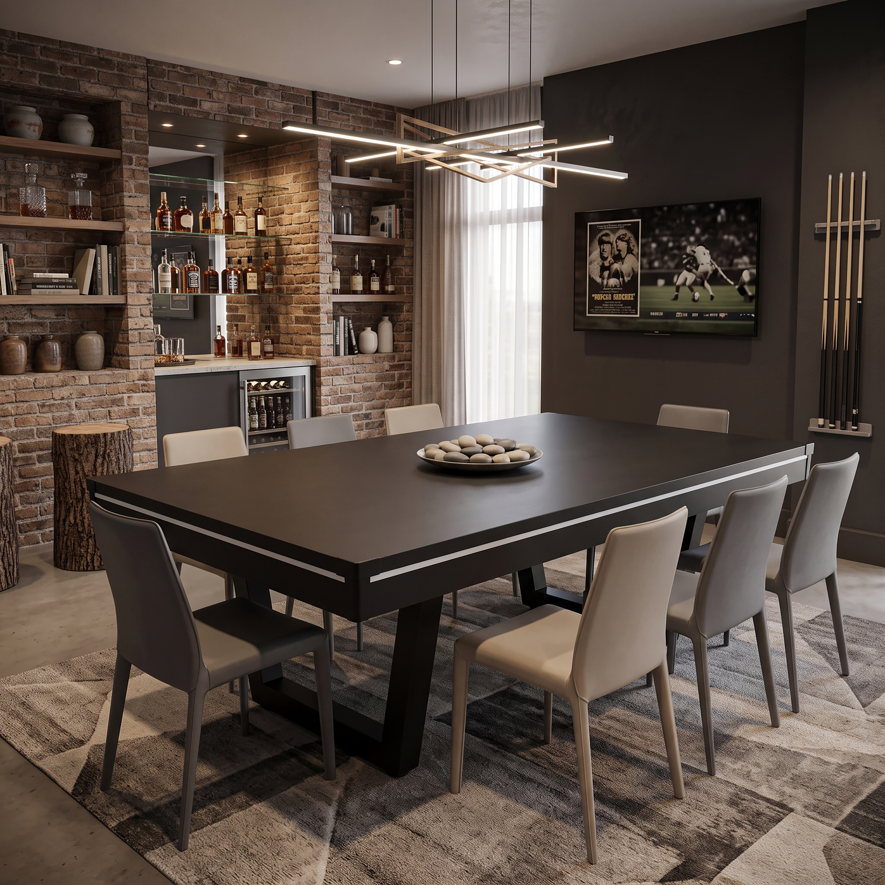 Cougar Royal Pro 3-in-1 Multi Games Table 7ft