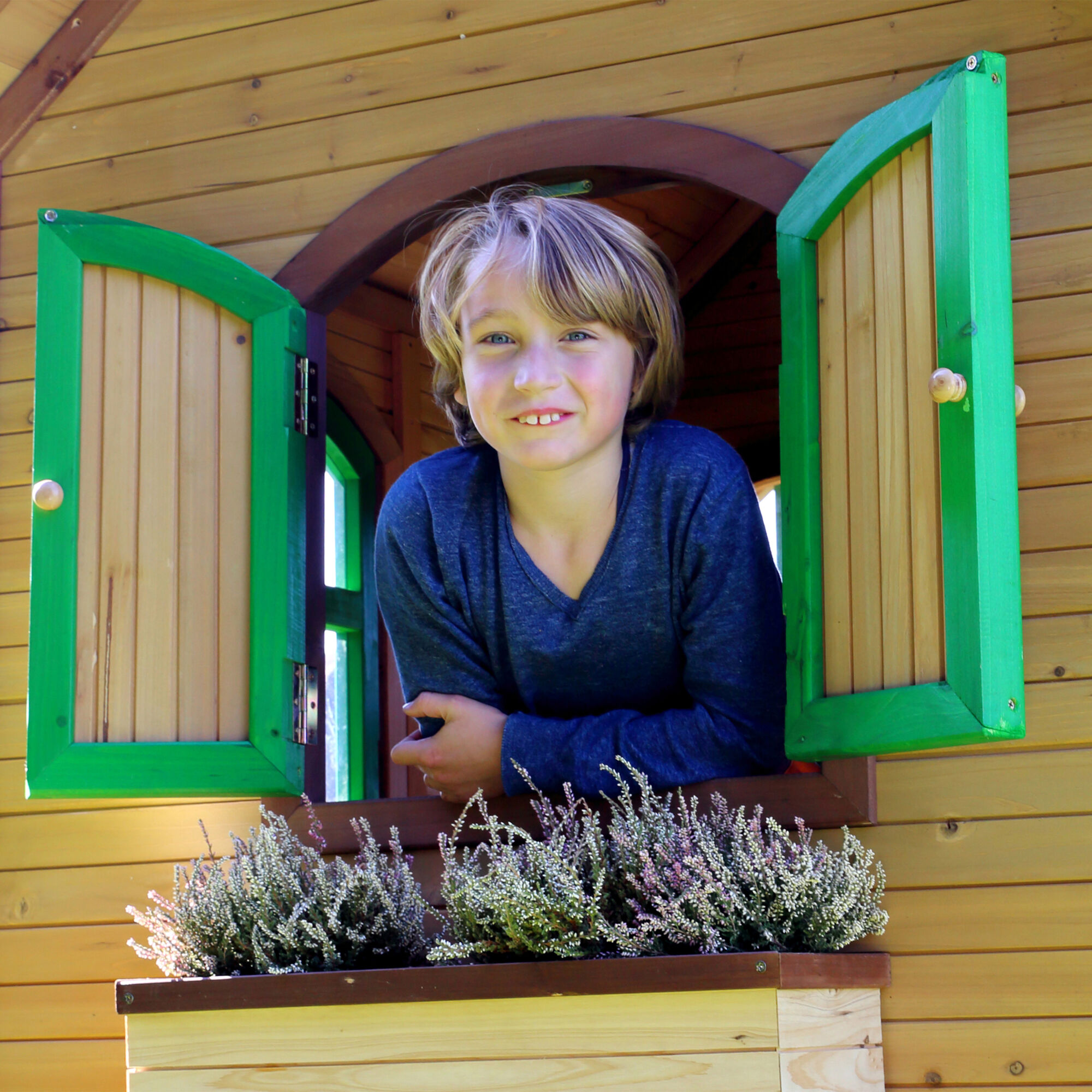 AXI Andy Speelhuis Bruin/groen - Groene glijbaan