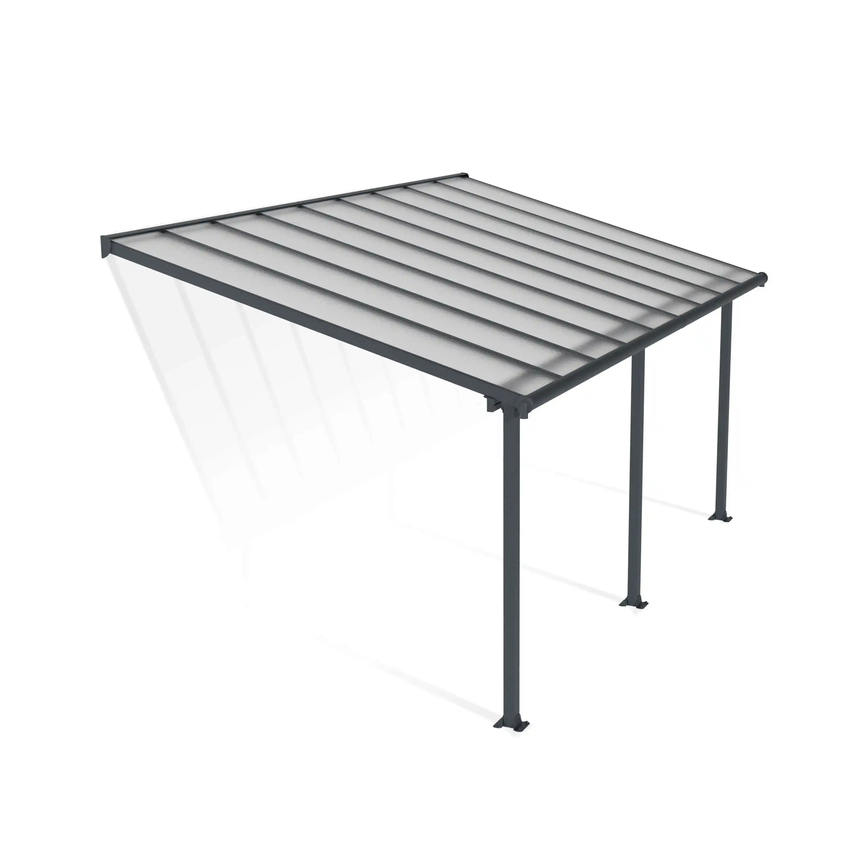Canopia Olympia 546X294 cm Terrasoverkapping Donkergrijs Helder