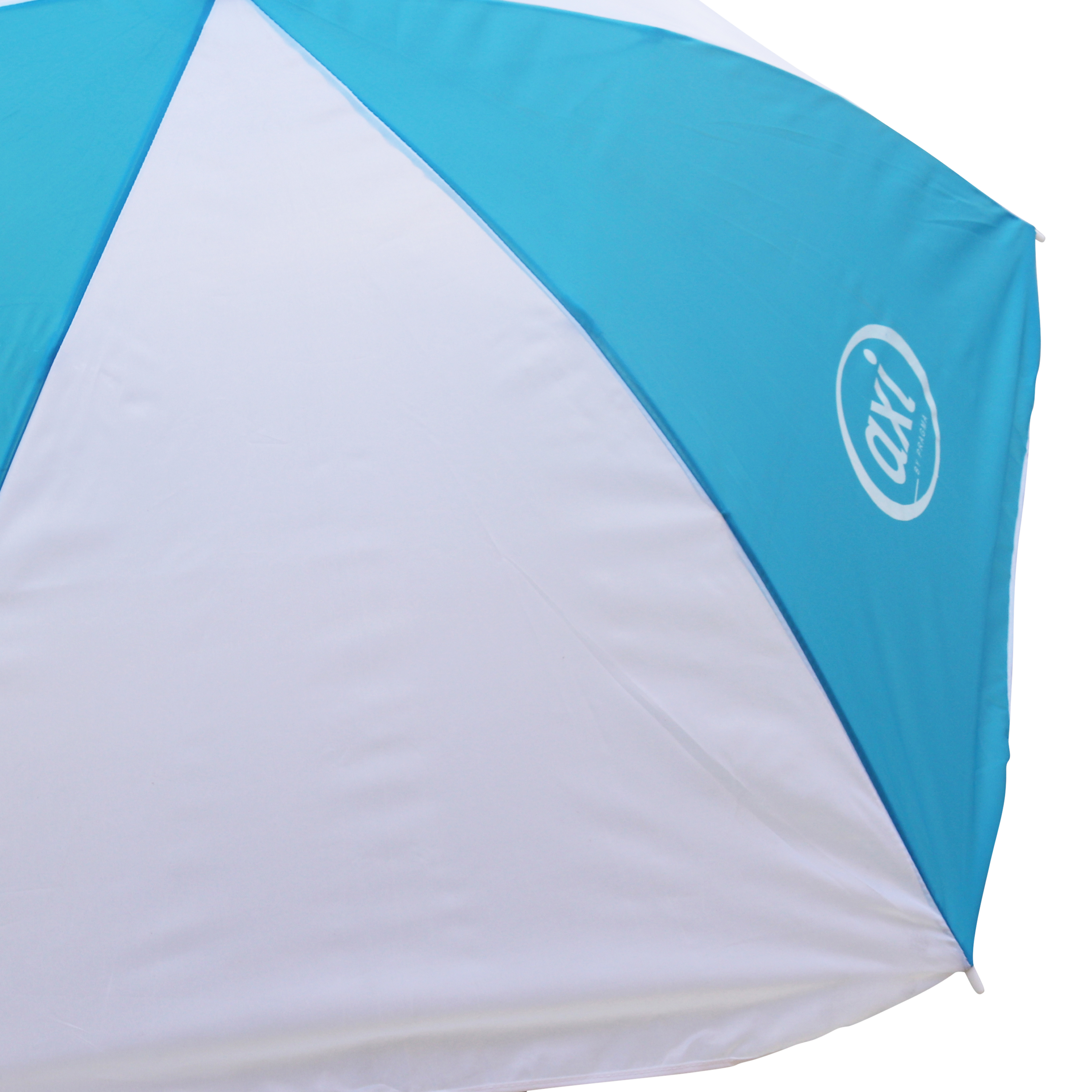 AXI Nick Zand & Water Picknicktafel Antraciet/bruin Limited - Parasol Blauw/wit